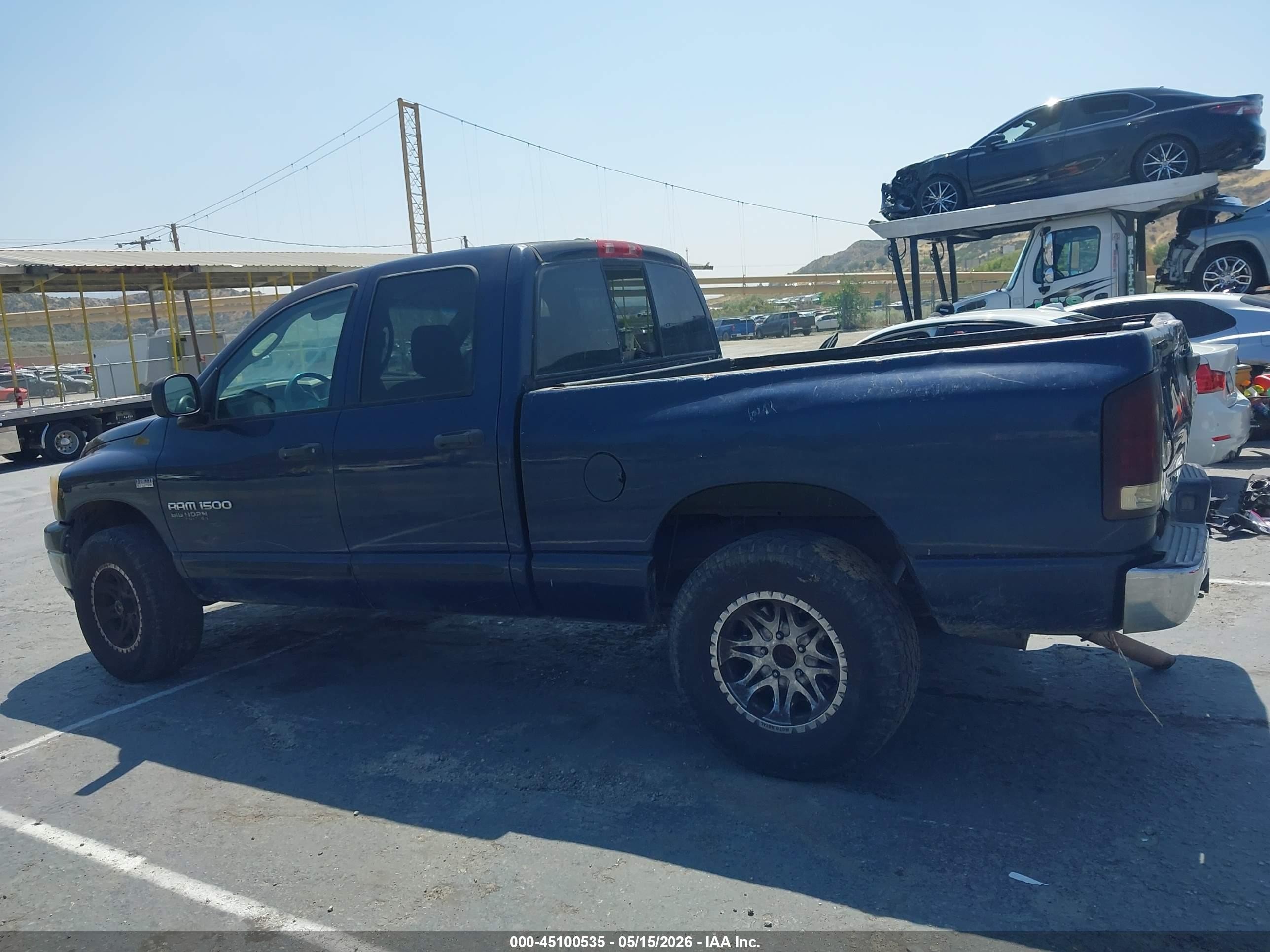 2006 Dodge Ram 1500 Slt/trx4 Off Road/sport Синий vin: 1D7HU18286S512773