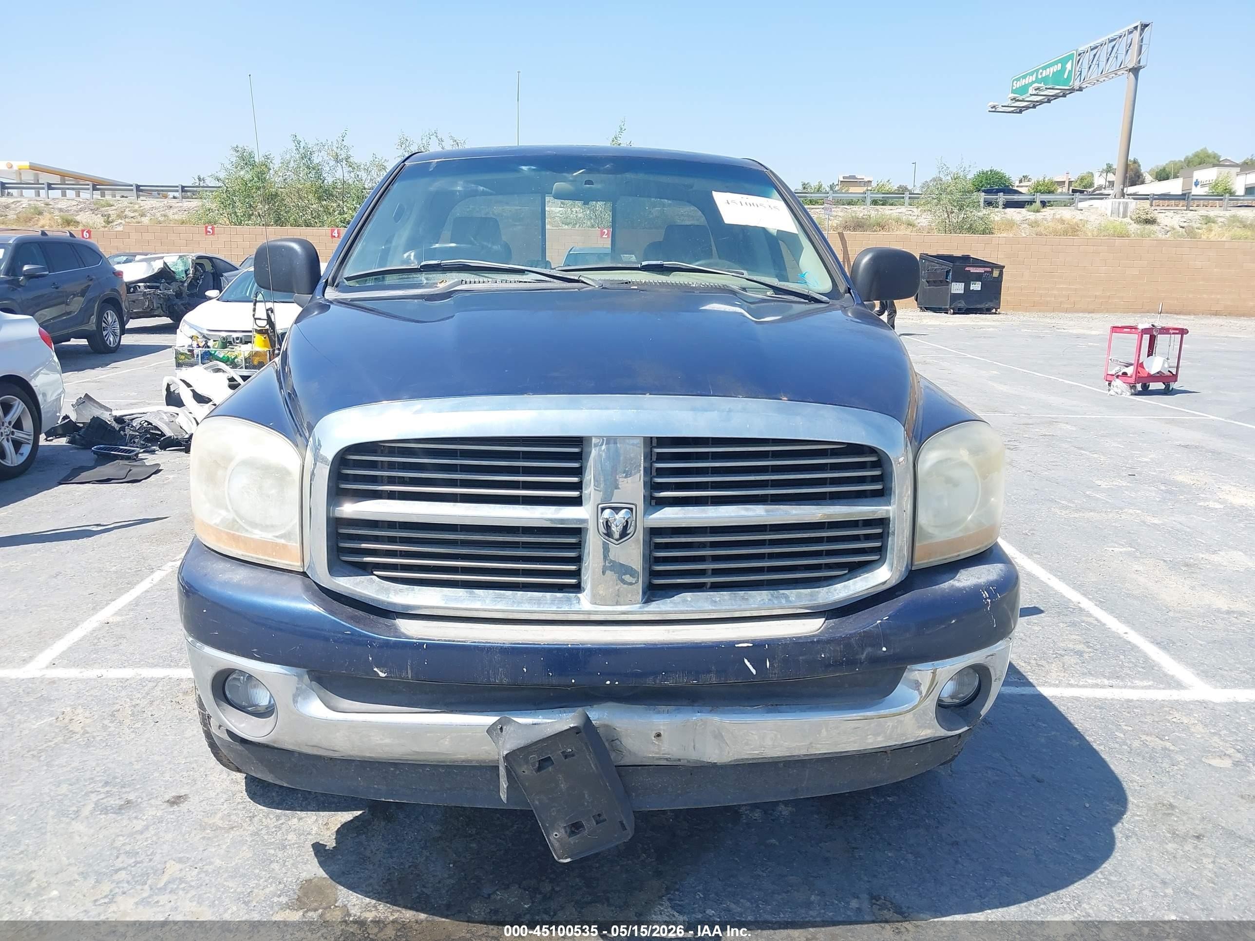 2006 Dodge Ram 1500 Slt/trx4 Off Road/sport Синий vin: 1D7HU18286S512773