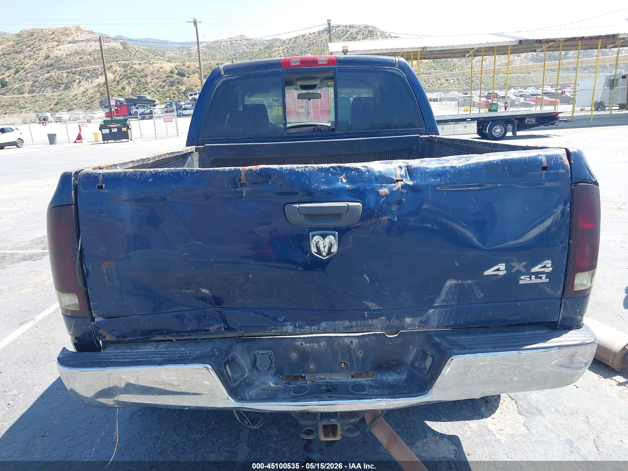 2006 Dodge Ram 1500 Slt/trx4 Off Road/sport Синий vin: 1D7HU18286S512773