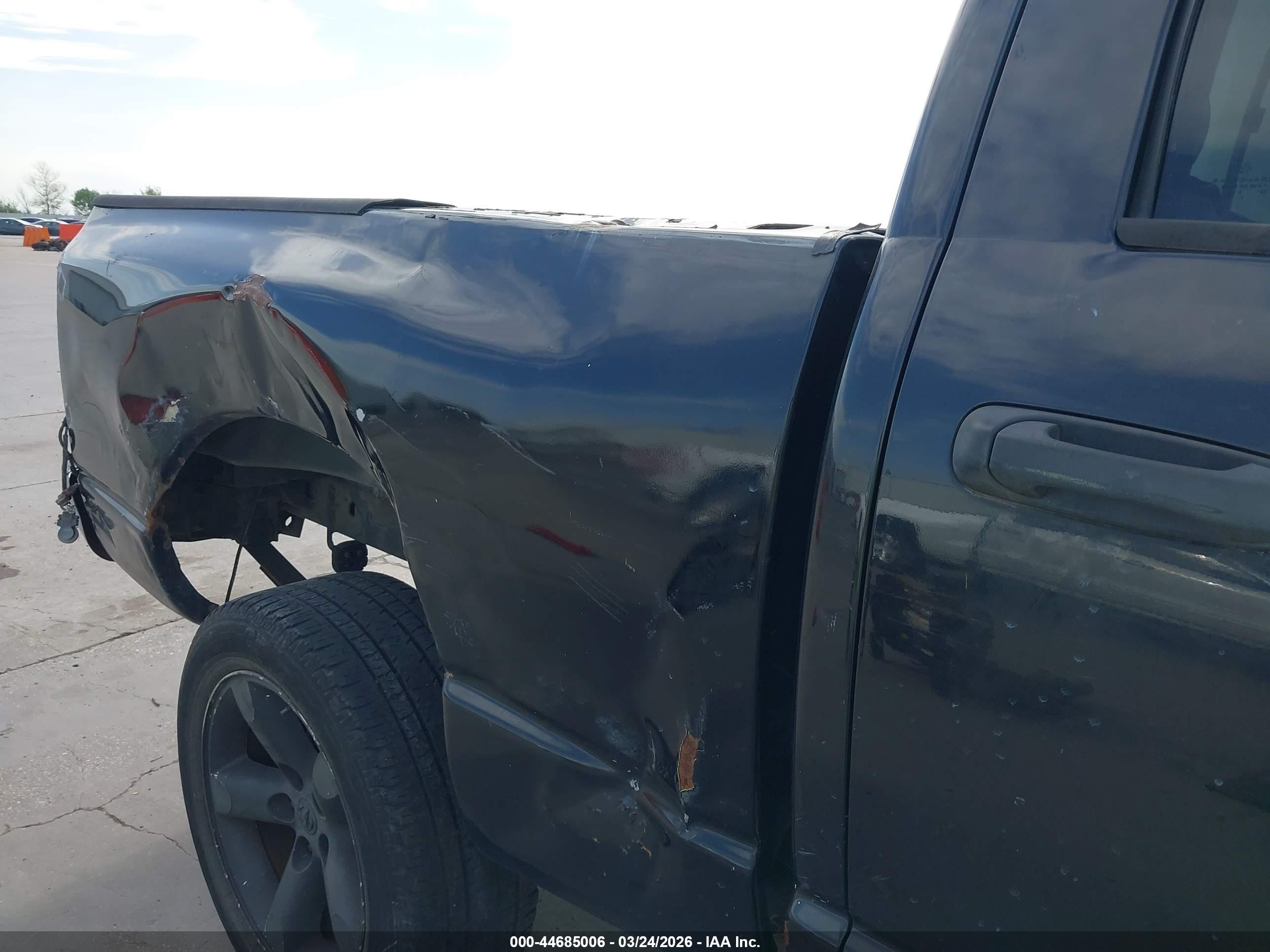 2008 Dodge Ram 1500 Slt Black vin: 1D7HU18288S618255