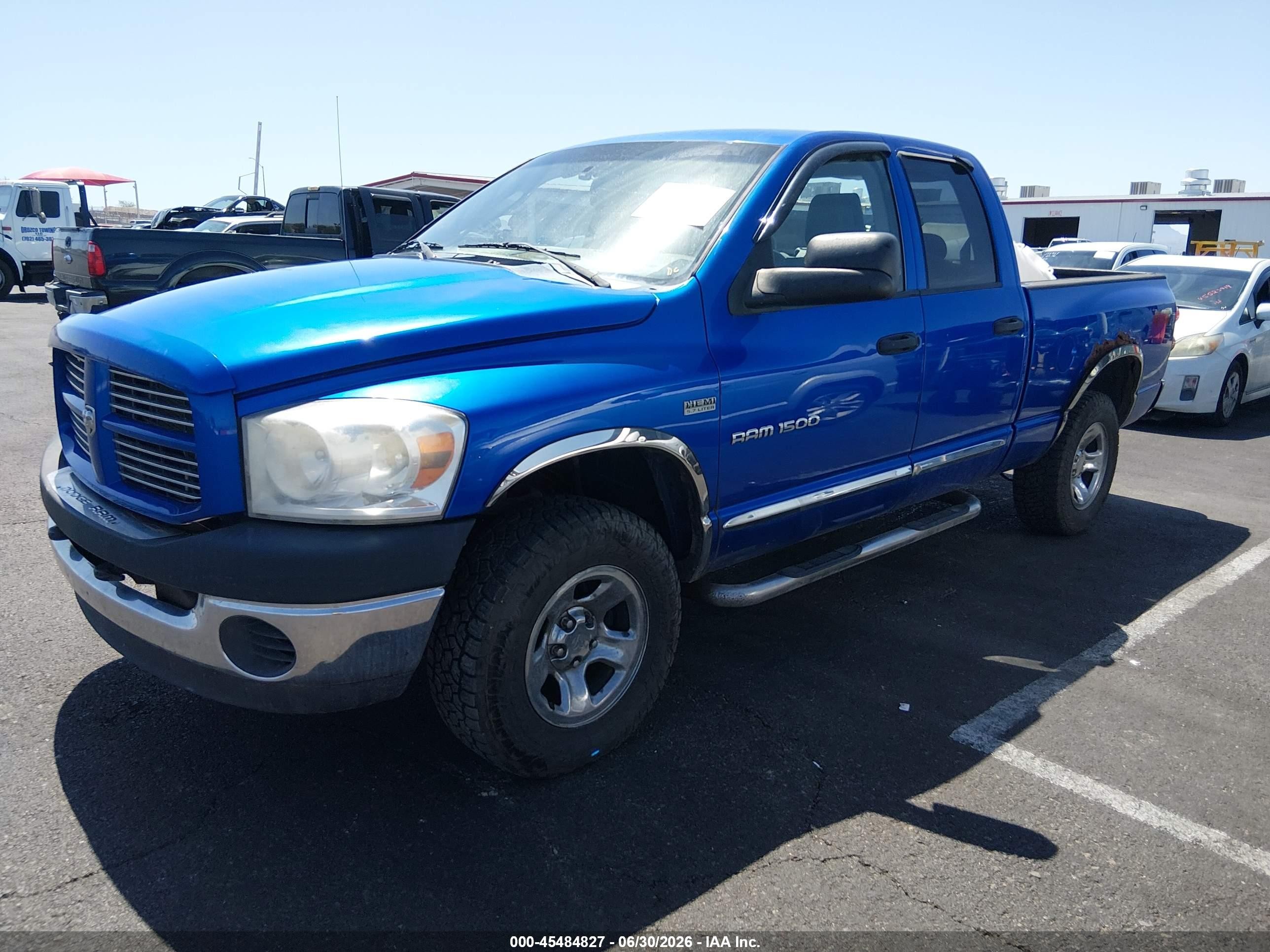 2007 Dodge Ram 1500 St Dark Blue vin: 1D7HU18297J547183