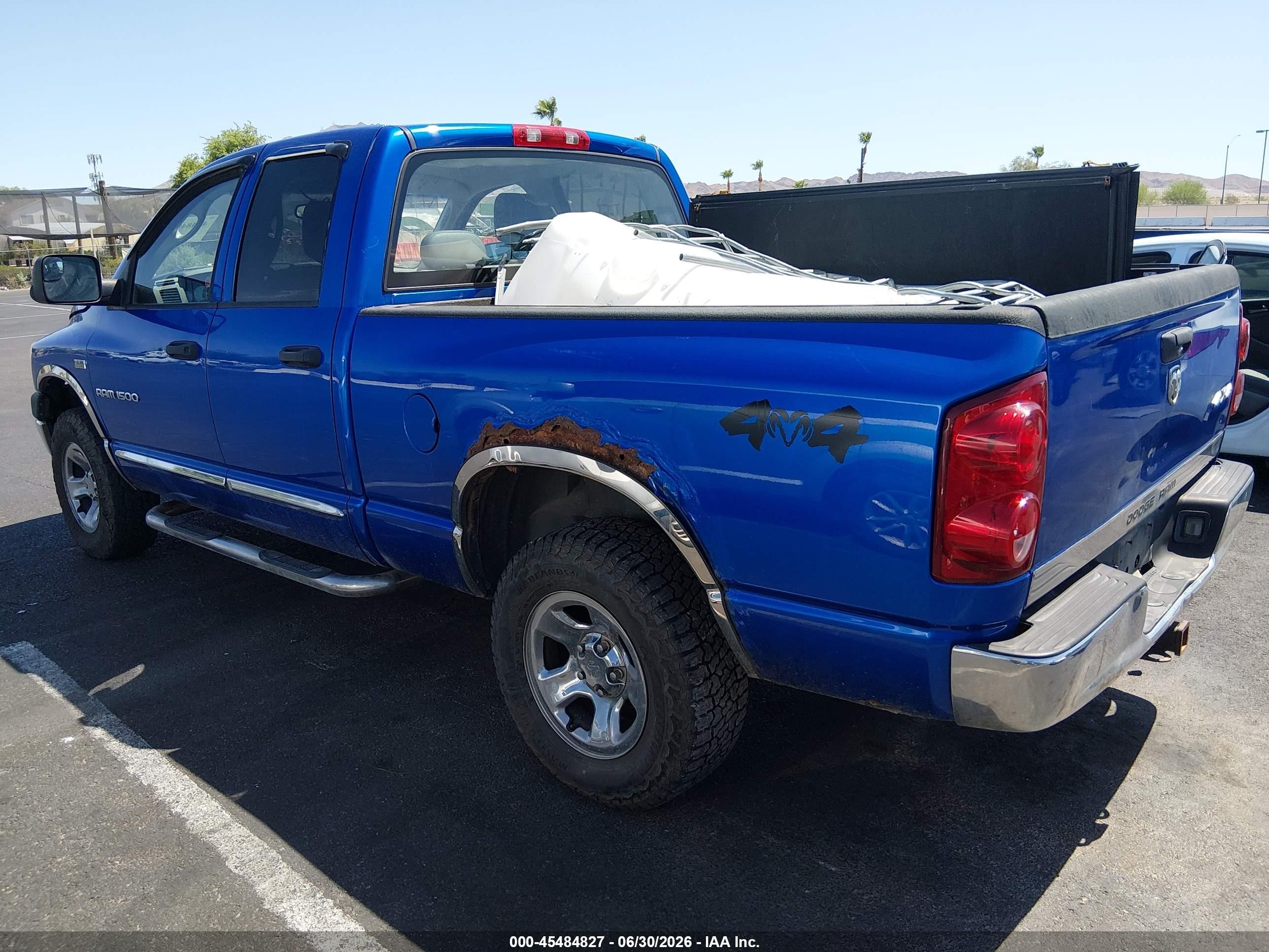 2007 Dodge Ram 1500 St Dark Blue vin: 1D7HU18297J547183