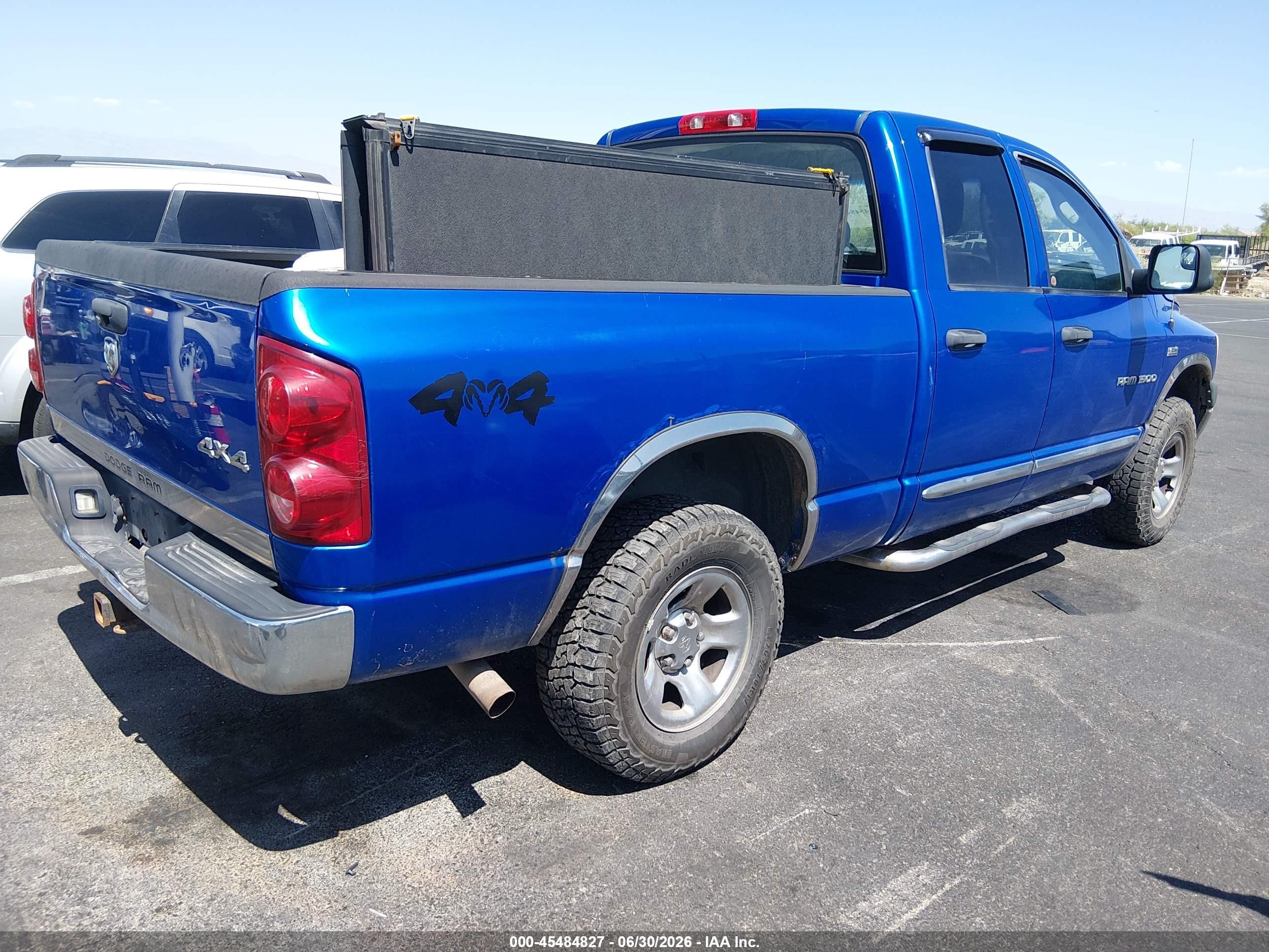 2007 Dodge Ram 1500 St Dark Blue vin: 1D7HU18297J547183