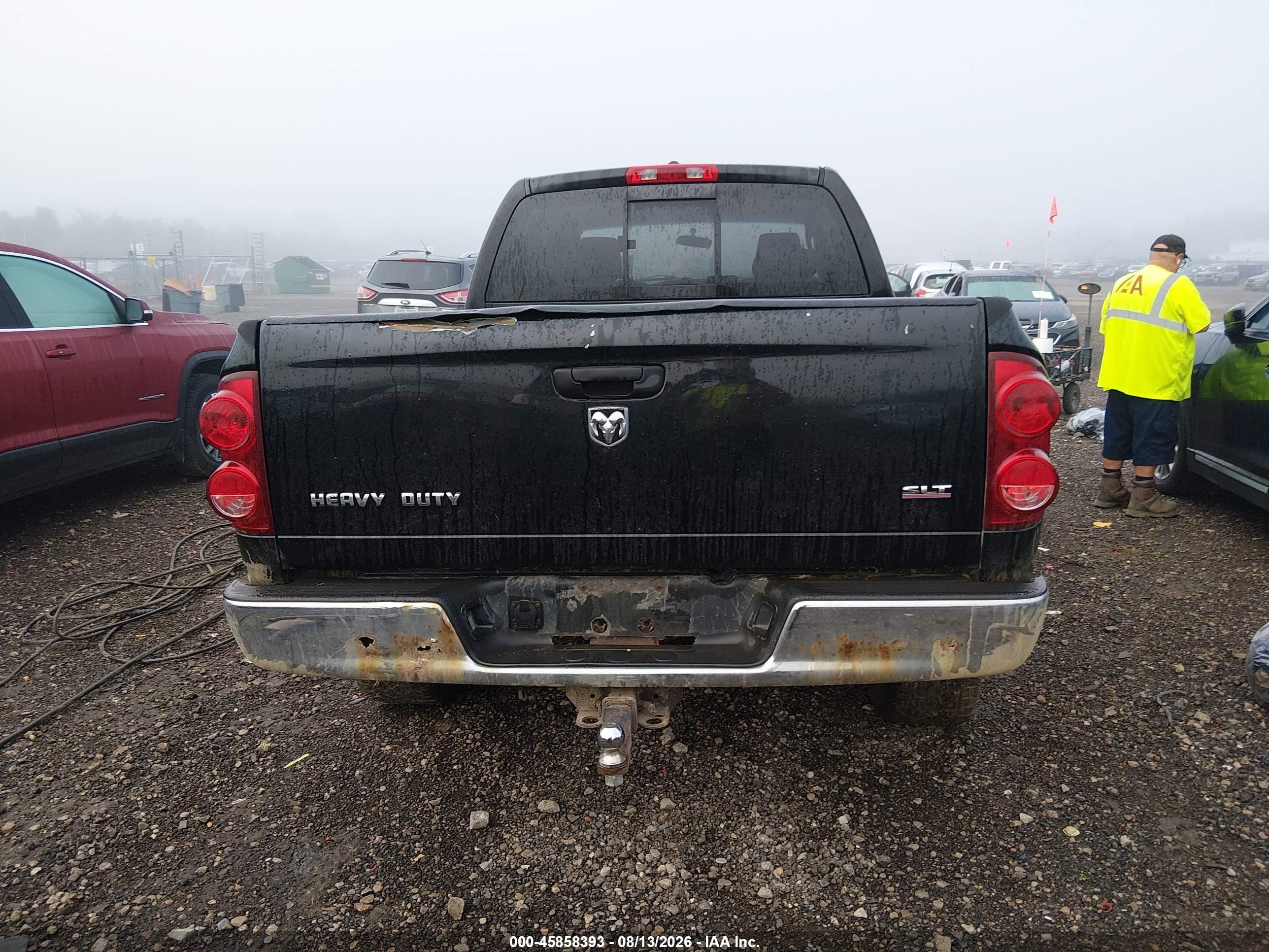 2007 Dodge Ram 1500 St/slt Black vin: 1D7HU18297S115994