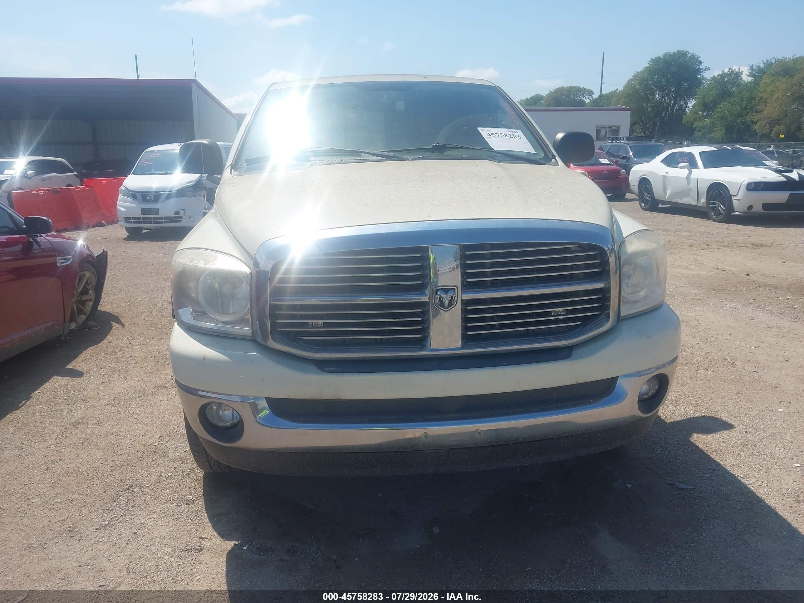 2008 Dodge Ram 1500 Slt Tan vin: 1D7HU18298J164202