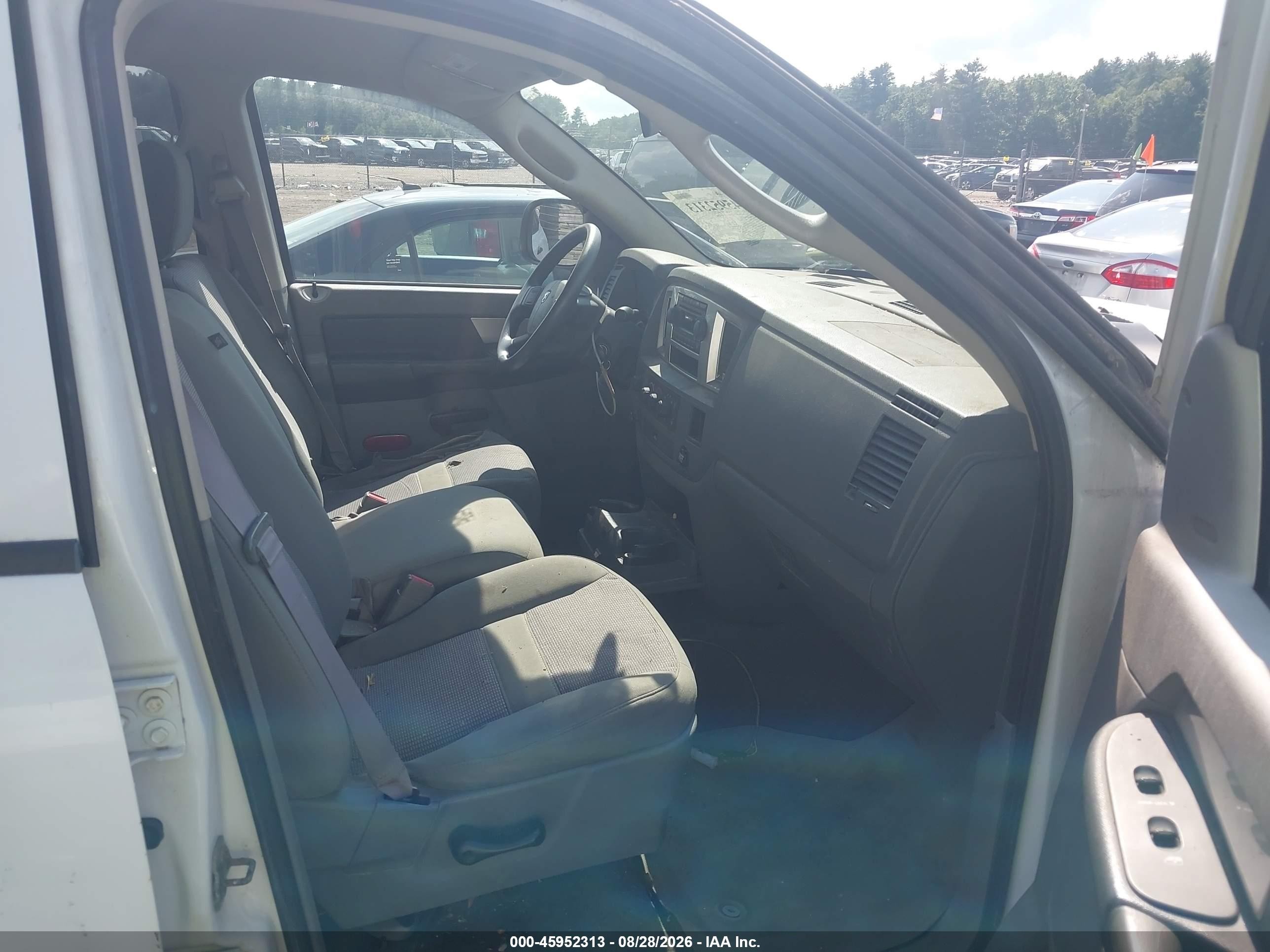 2008 Dodge Ram 1500 Slt White vin: 1D7HU18298S575366