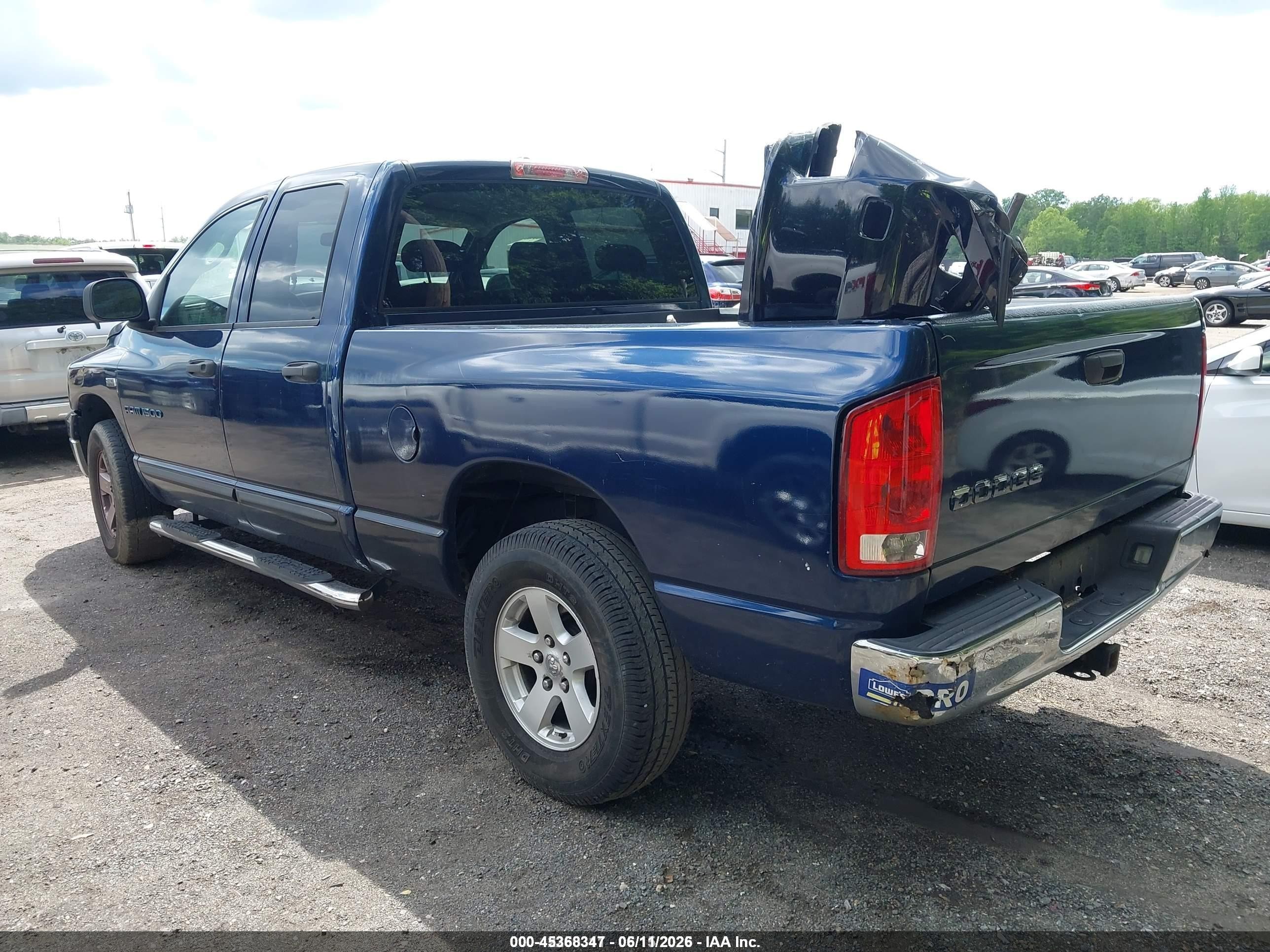 2006 Dodge Ram 1500 Slt/trx4 Off Road/sport Blue vin: 1D7HU182X6J219169