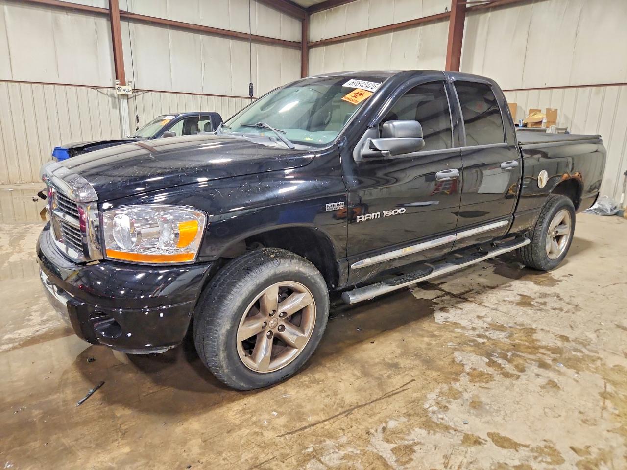 2006 Dodge Ram 1500 St Black vin: 1D7HU182X6S524598