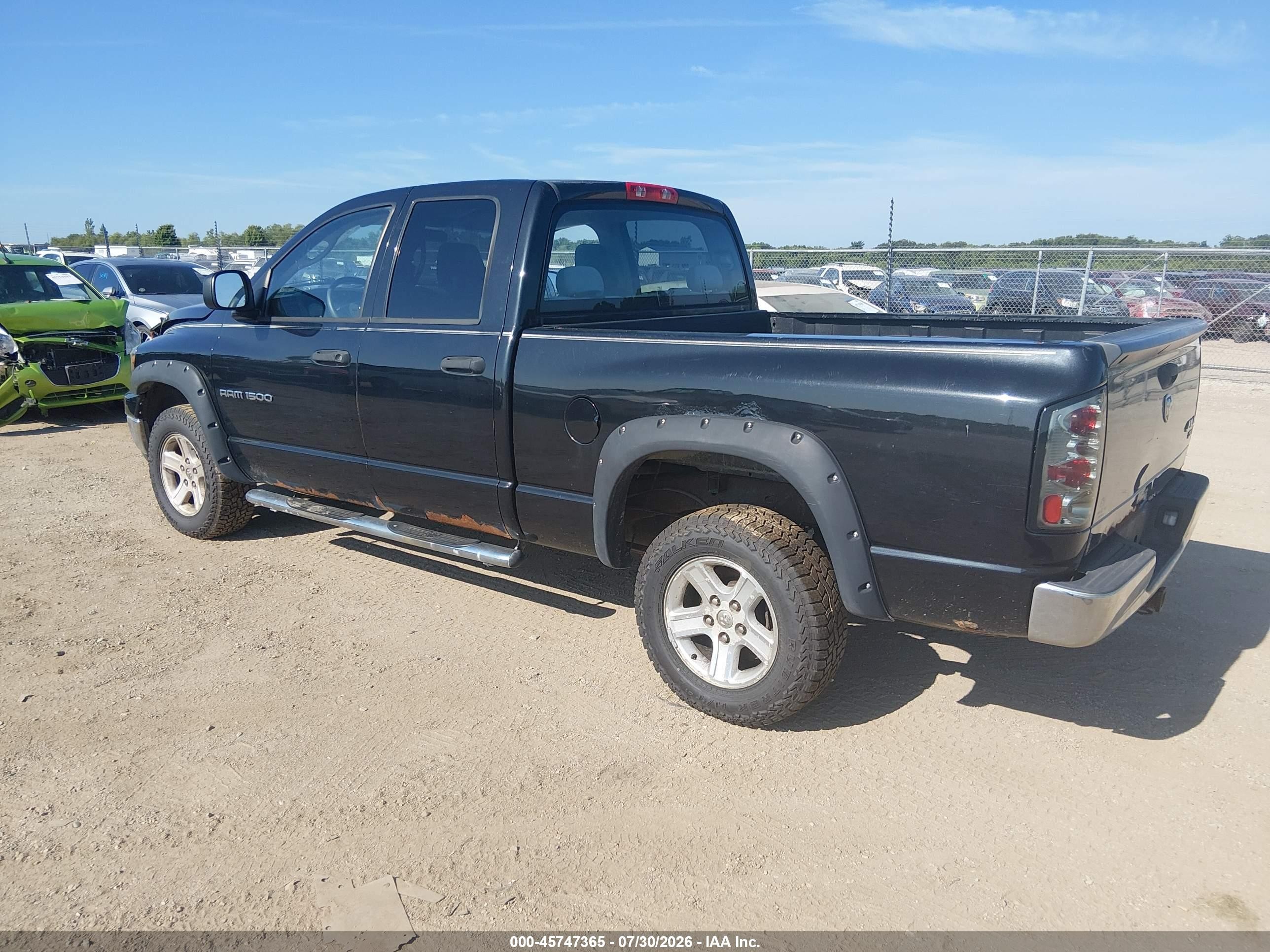 2006 Dodge Ram 1500 Slt/trx4 Off Road/sport Black vin: 1D7HU182X6S662674