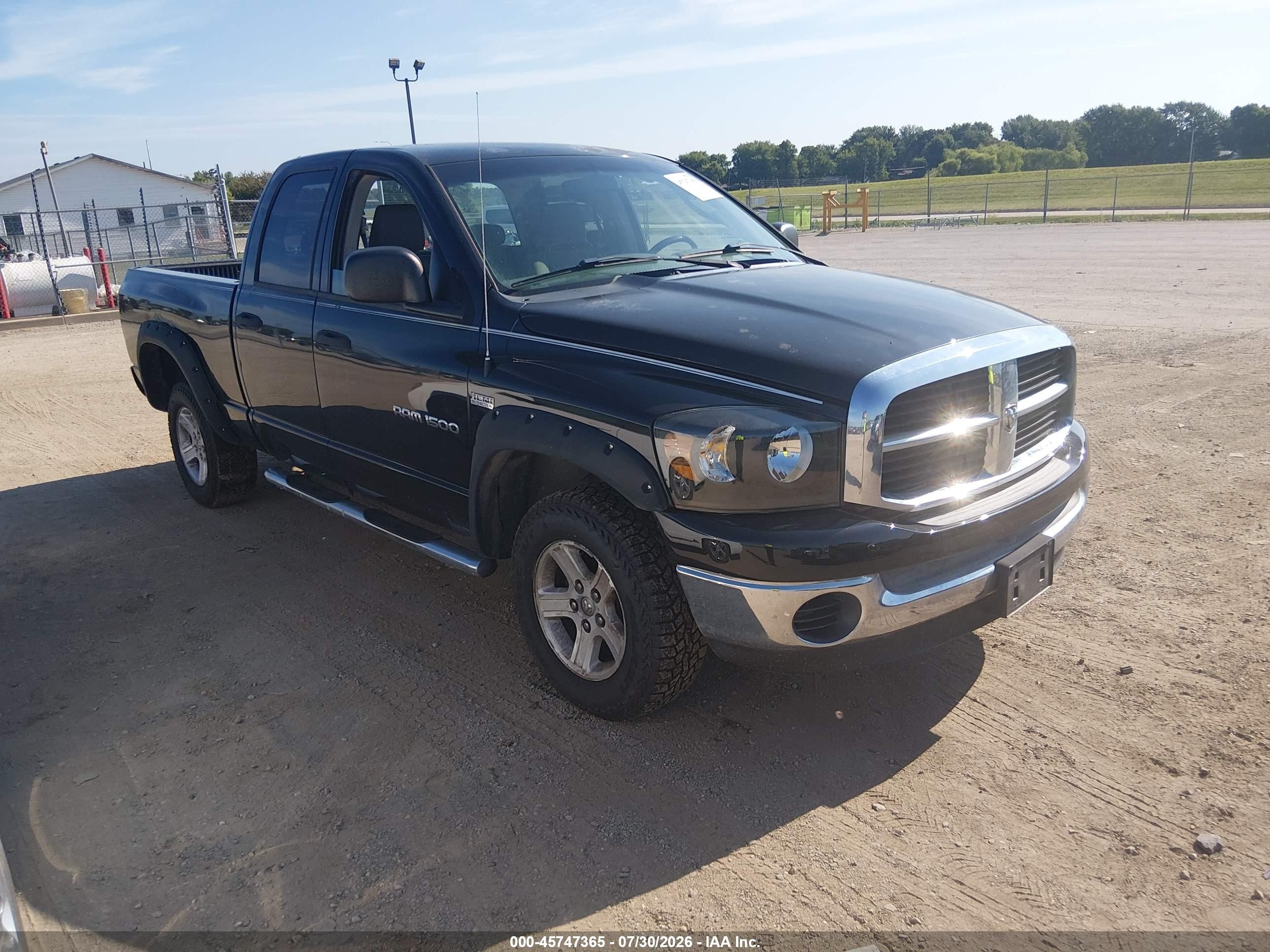 2006 Dodge Ram 1500 Slt/trx4 Off Road/sport Black vin: 1D7HU182X6S662674
