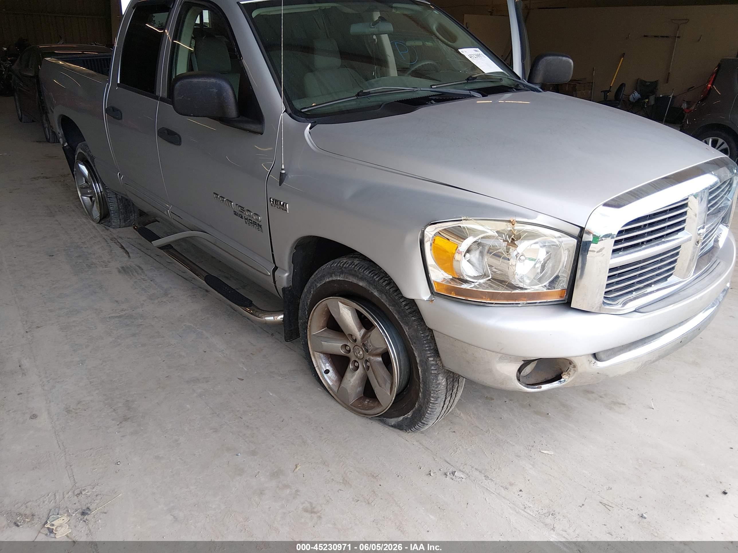 2006 Dodge Ram 1500 Slt/trx4 Off Road/sport Silver vin: 1D7HU182X6S683797