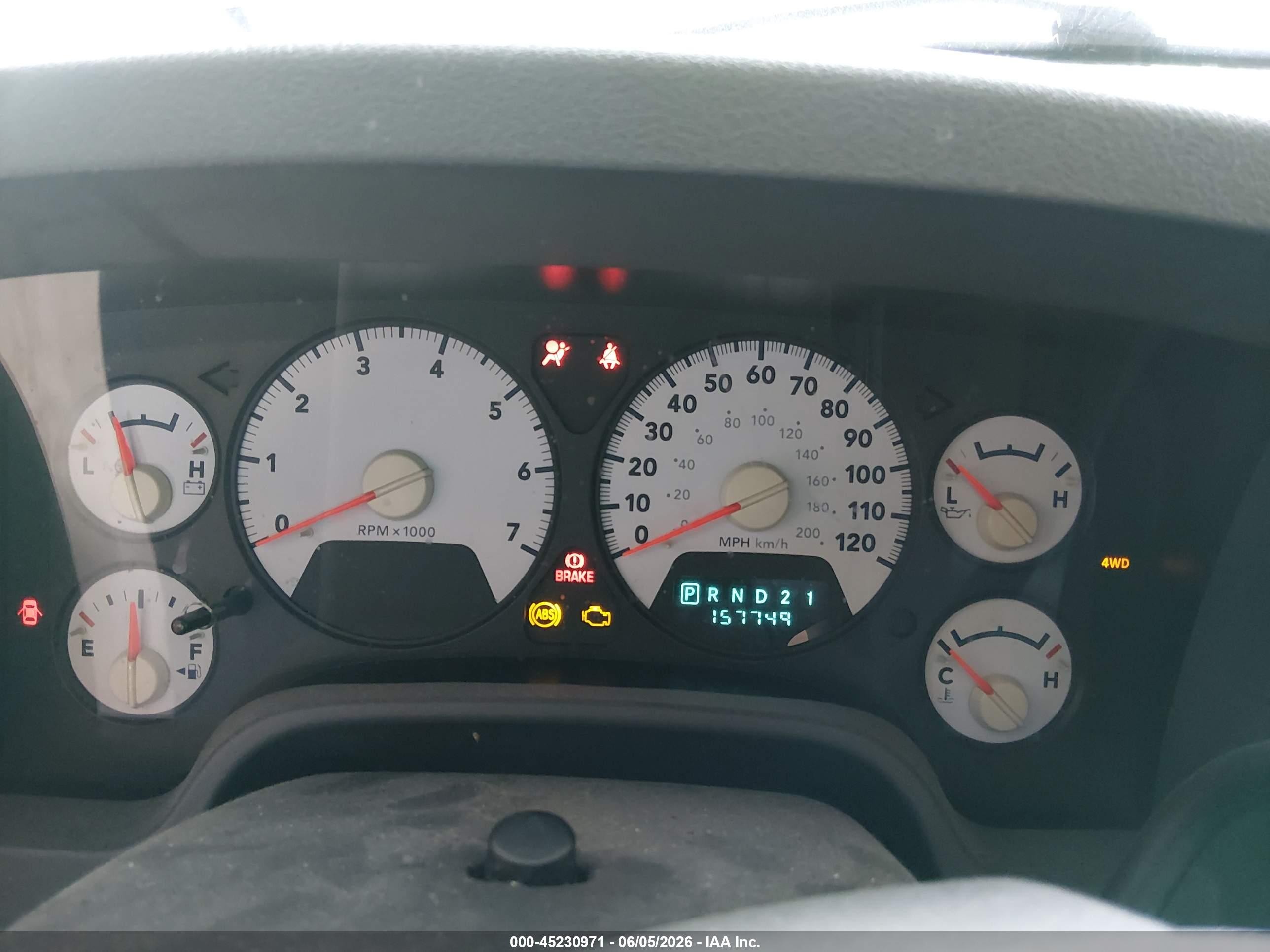 2006 Dodge Ram 1500 Slt/trx4 Off Road/sport Silver vin: 1D7HU182X6S683797