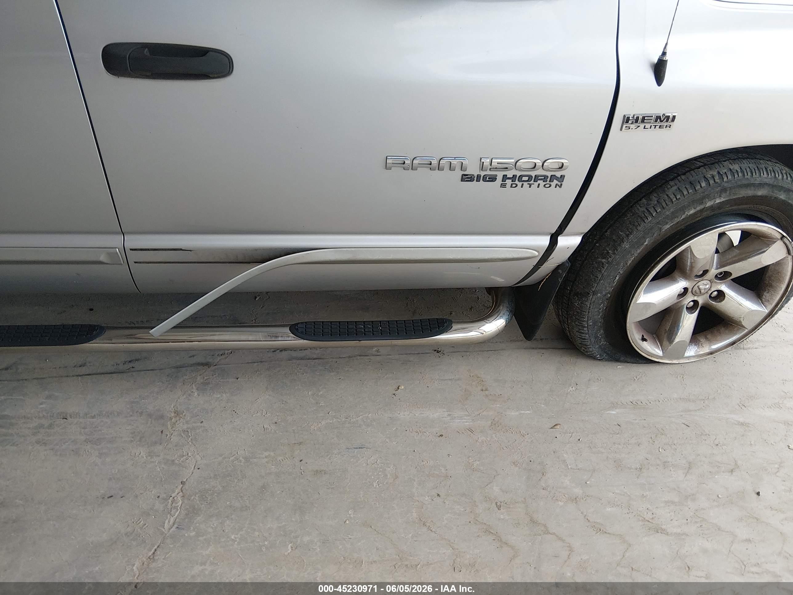 2006 Dodge Ram 1500 Slt/trx4 Off Road/sport Silver vin: 1D7HU182X6S683797