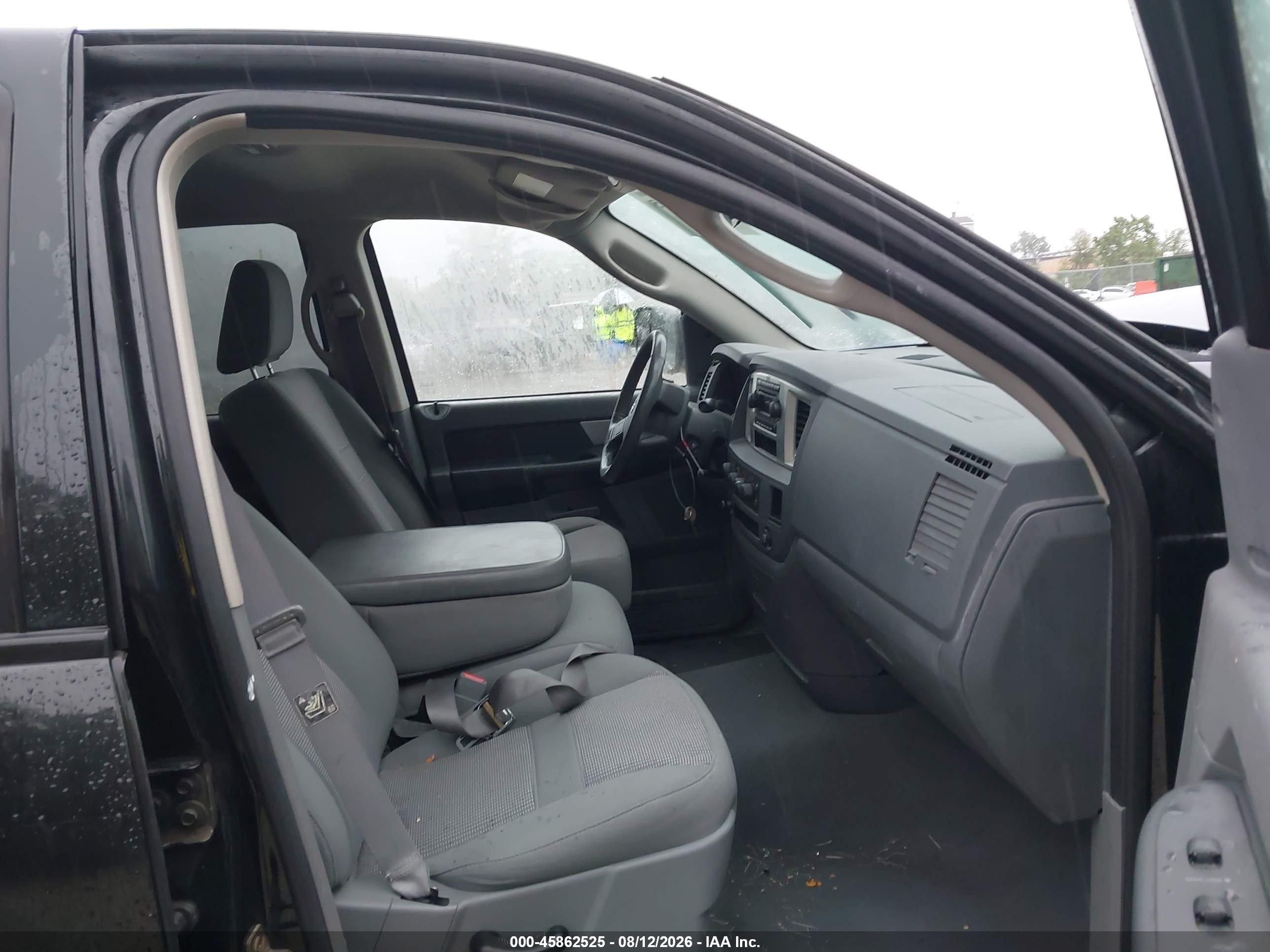 2007 Dodge Ram 1500 St/slt Black vin: 1D7HU182X7S147191