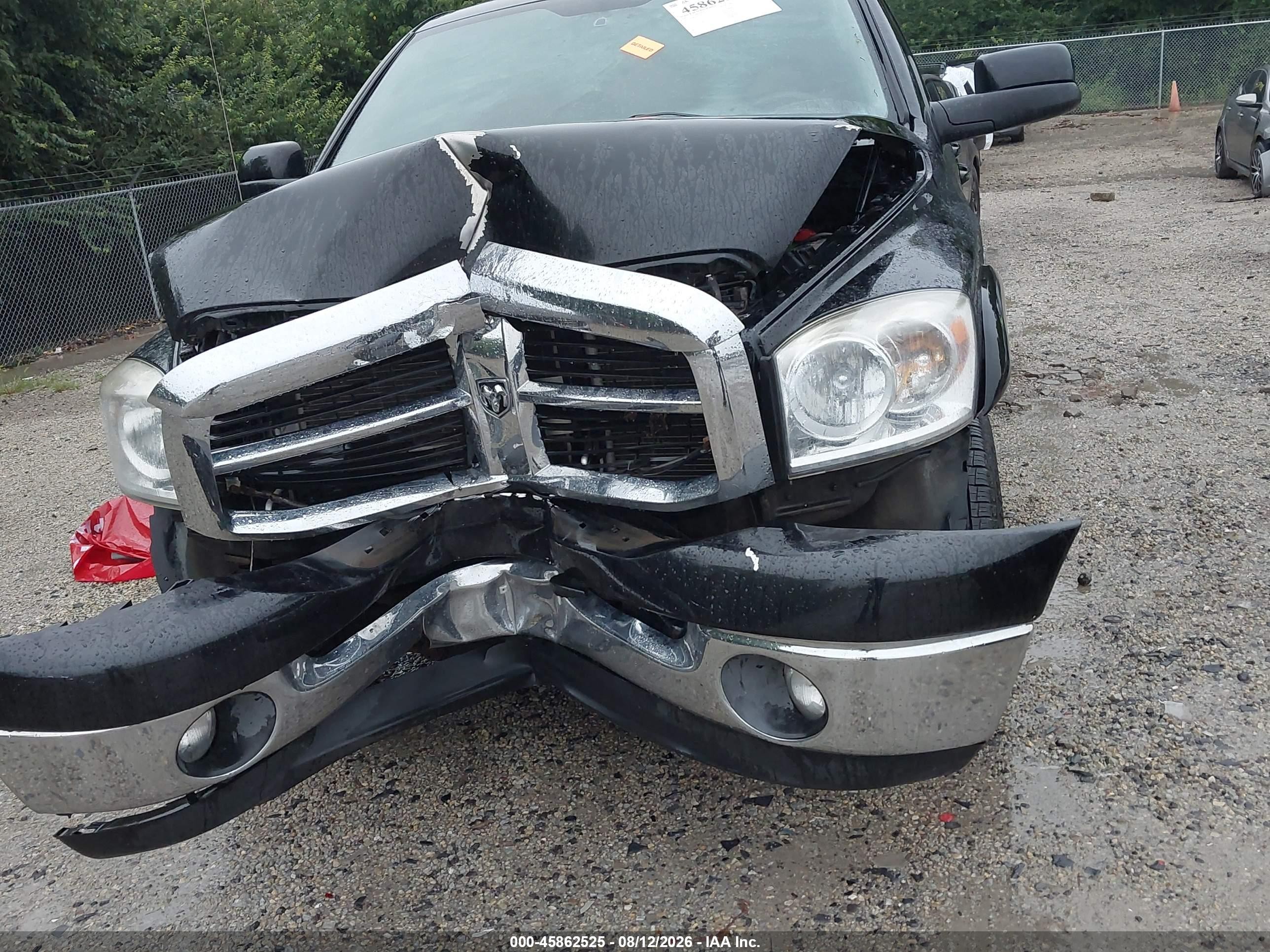 2007 Dodge Ram 1500 St/slt Black vin: 1D7HU182X7S147191