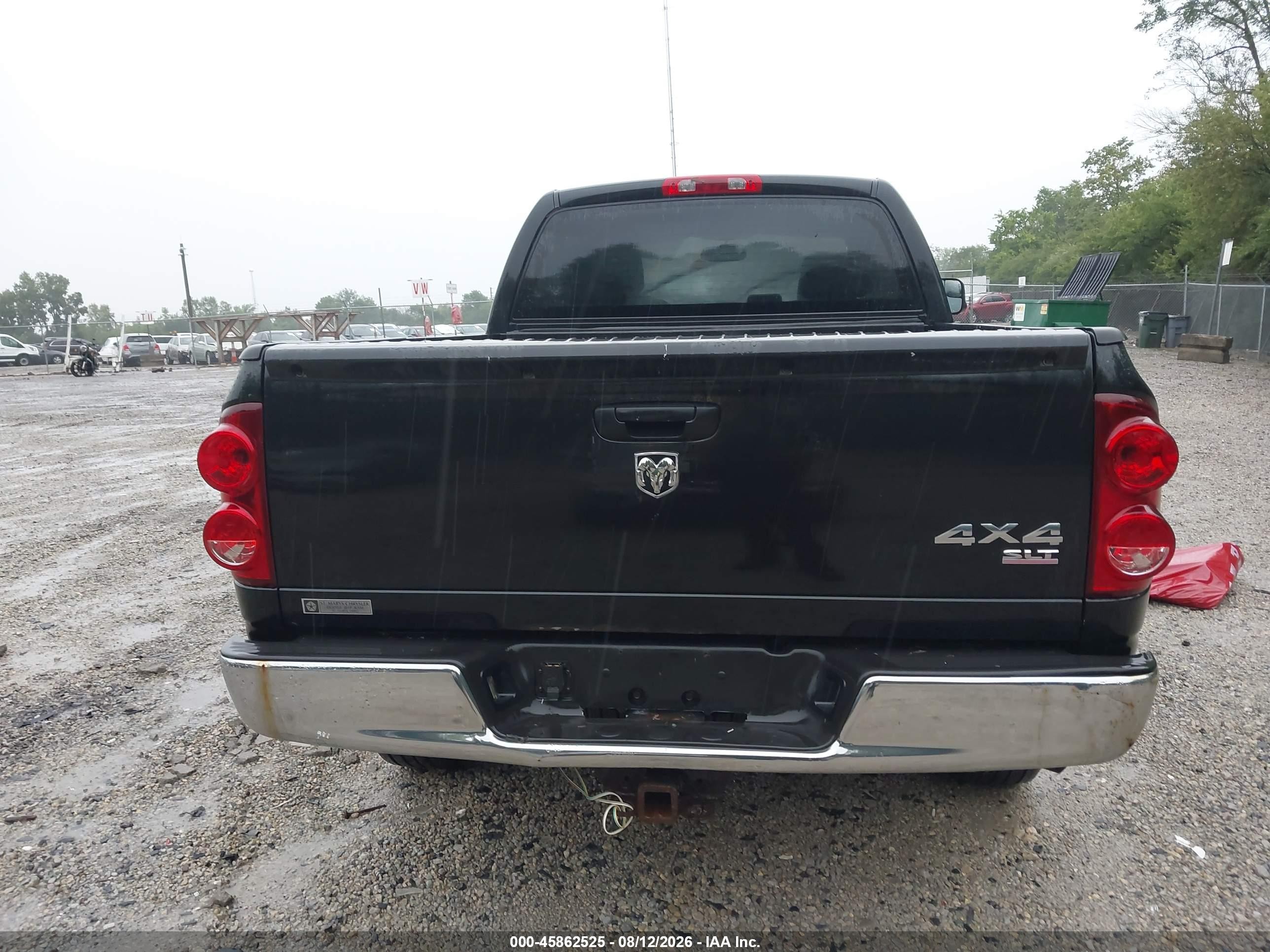 2007 Dodge Ram 1500 St/slt Black vin: 1D7HU182X7S147191