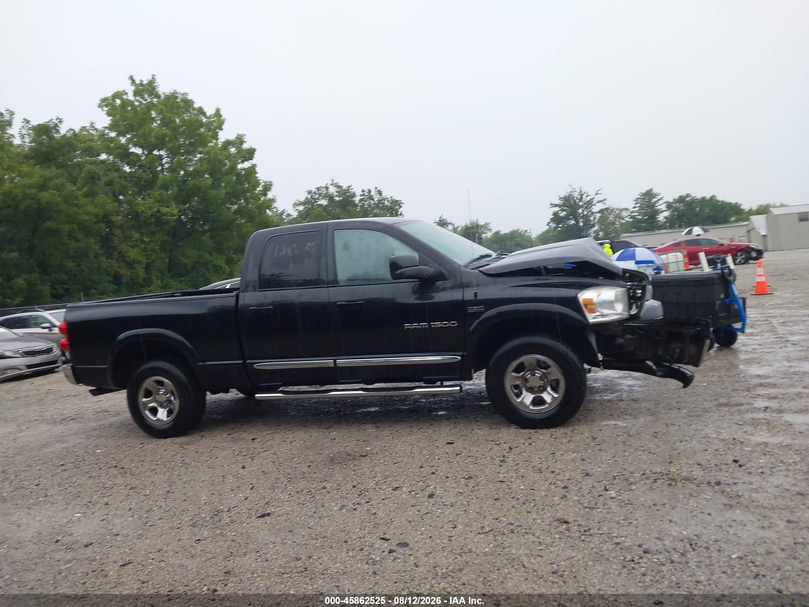 2007 Dodge Ram 1500 St/slt Black vin: 1D7HU182X7S147191