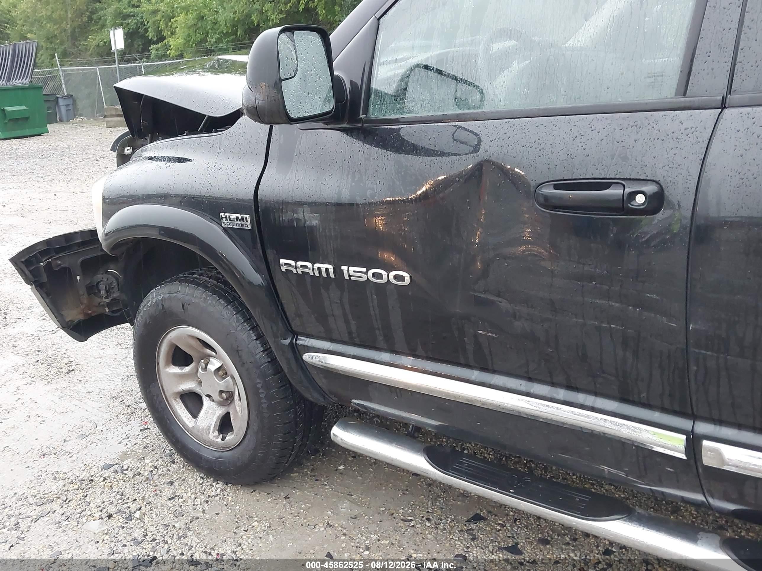 2007 Dodge Ram 1500 St/slt Black vin: 1D7HU182X7S147191