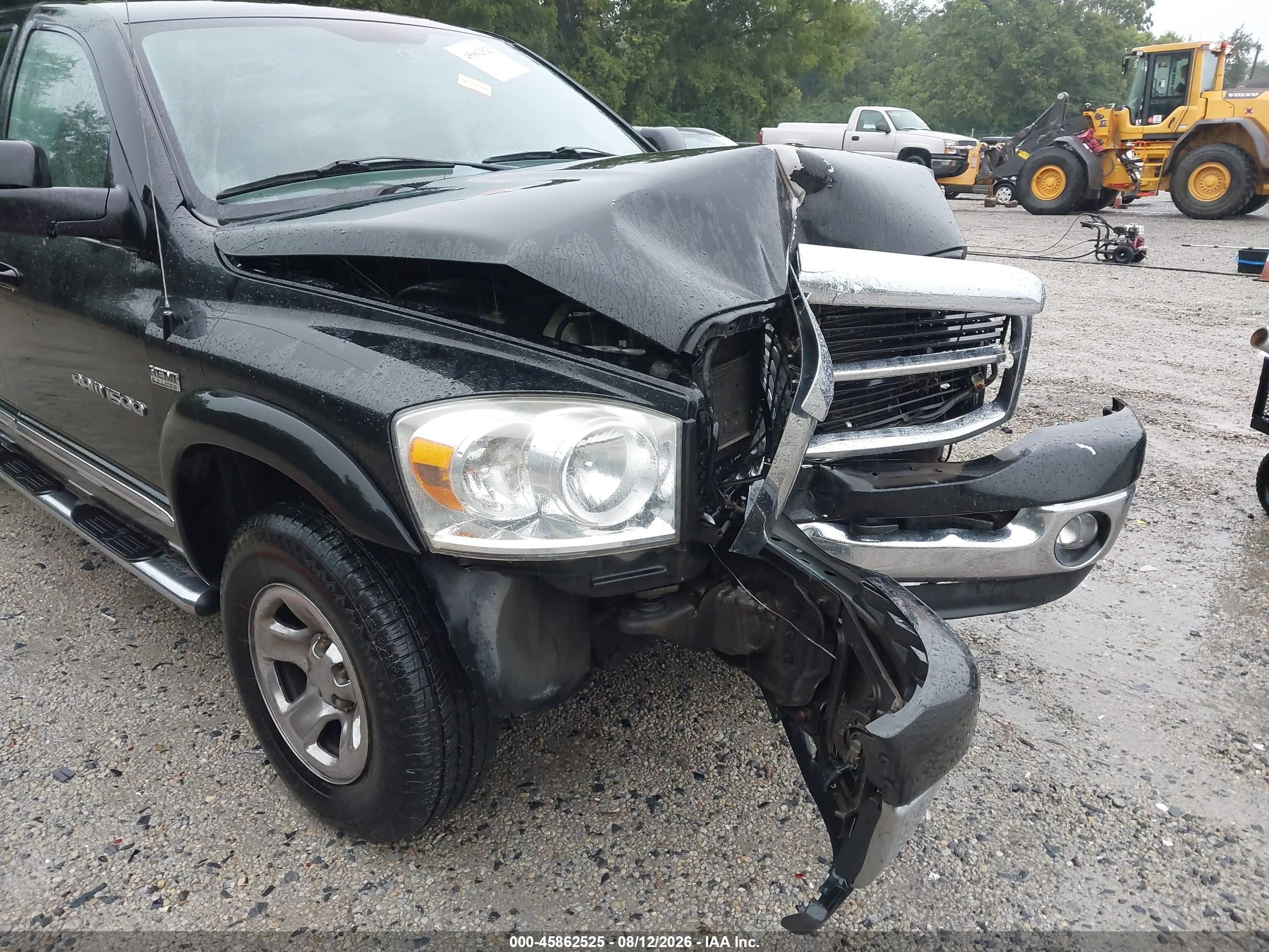 2007 Dodge Ram 1500 St/slt Black vin: 1D7HU182X7S147191