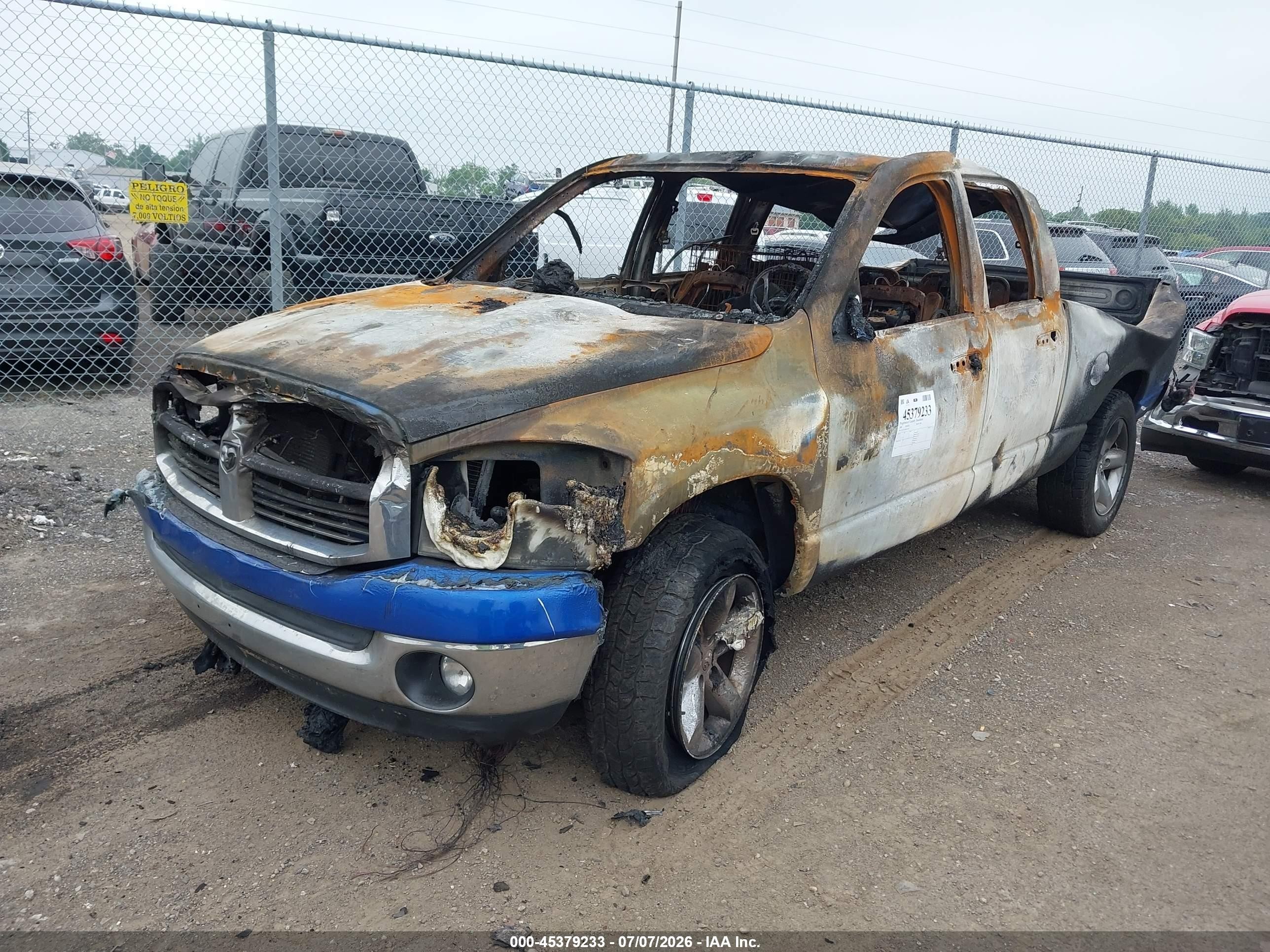 2008 Dodge Ram 1500 Slt Blue vin: 1D7HU182X8J135873