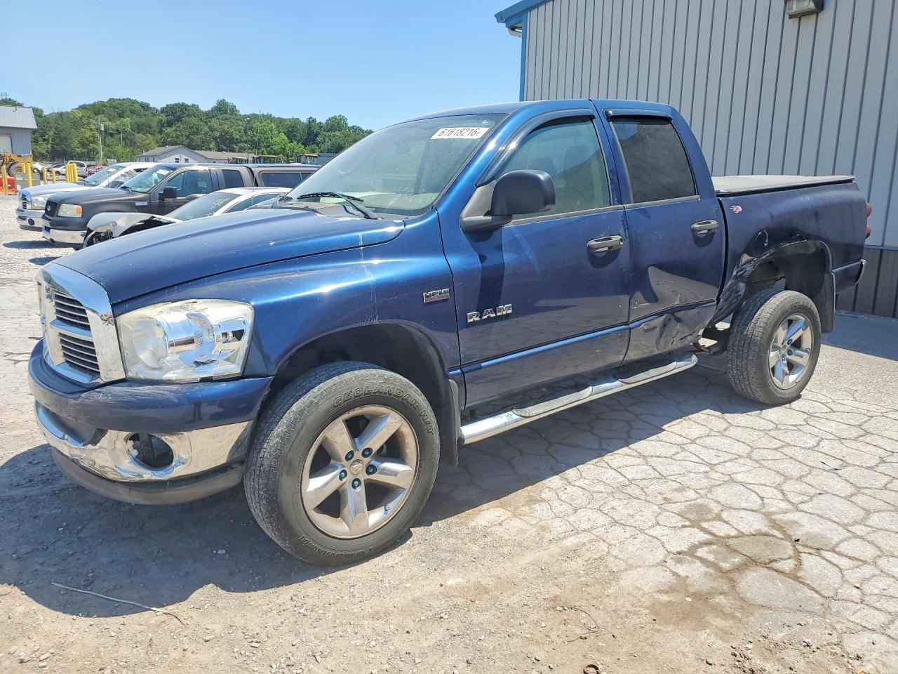 2008 Dodge Ram 1500 St Blue vin: 1D7HU182X8J135887