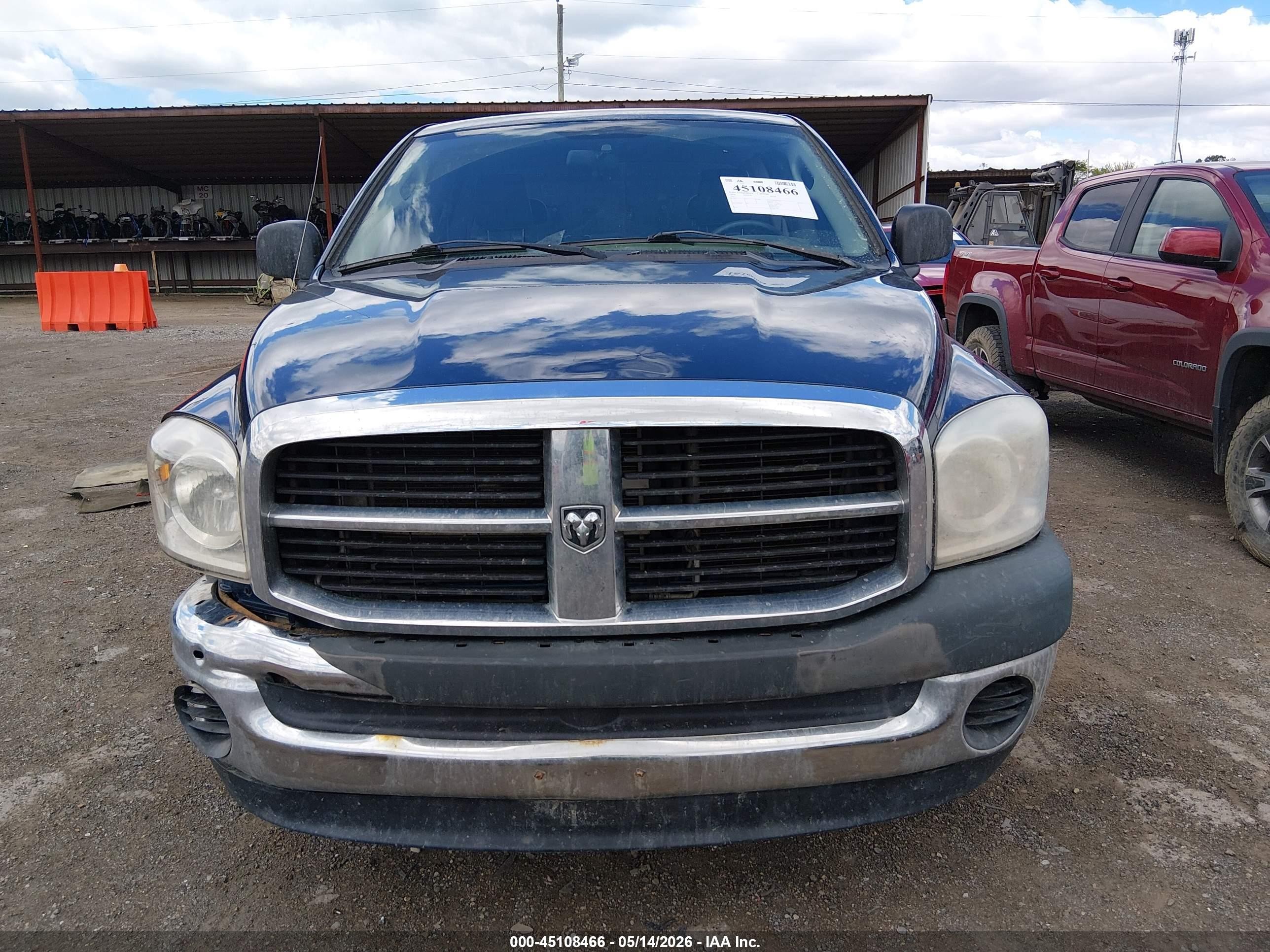 2008 Dodge Ram 1500 St/sxt Синий vin: 1D7HU182X8J217263