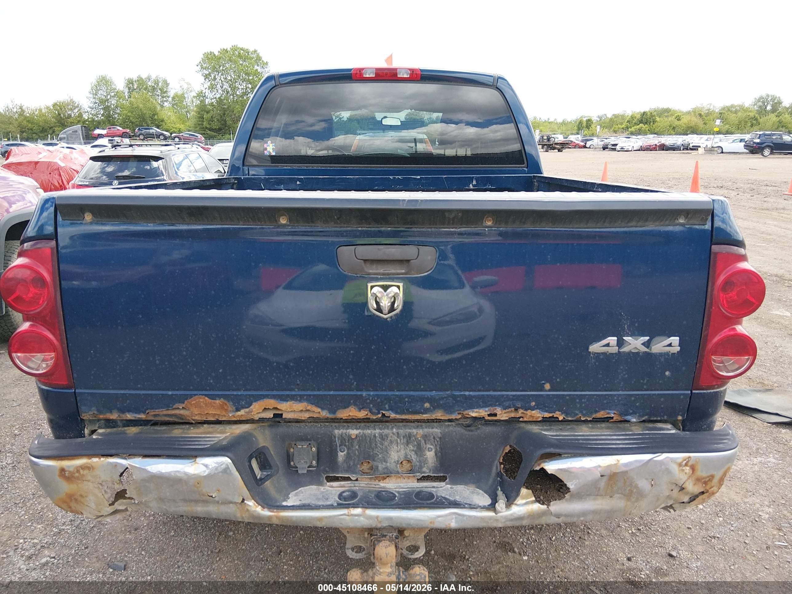 2008 Dodge Ram 1500 St/sxt Синий vin: 1D7HU182X8J217263
