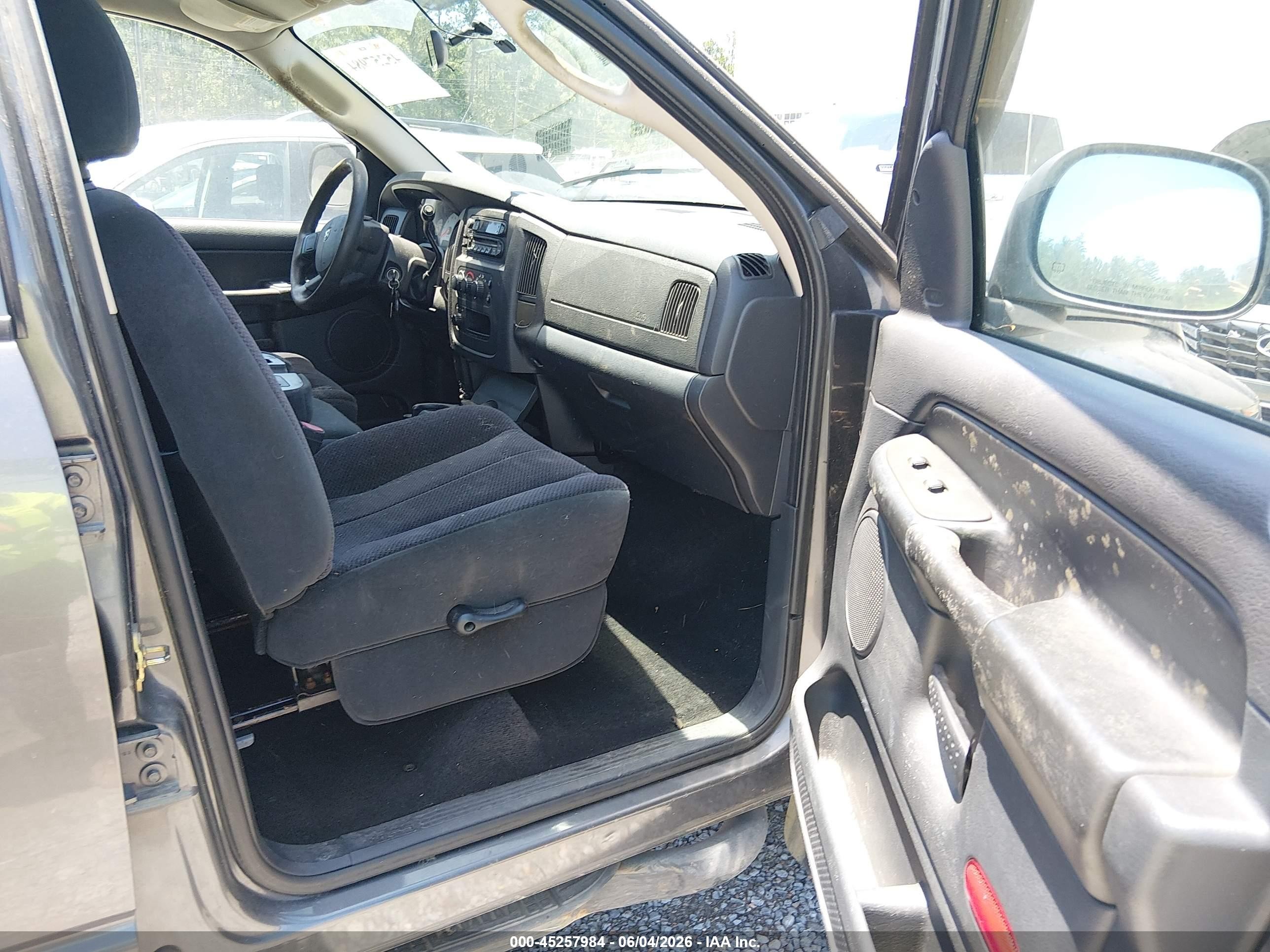 2004 Dodge Ram 1500 Slt/laramie Gray vin: 1D7HU18D04J258478