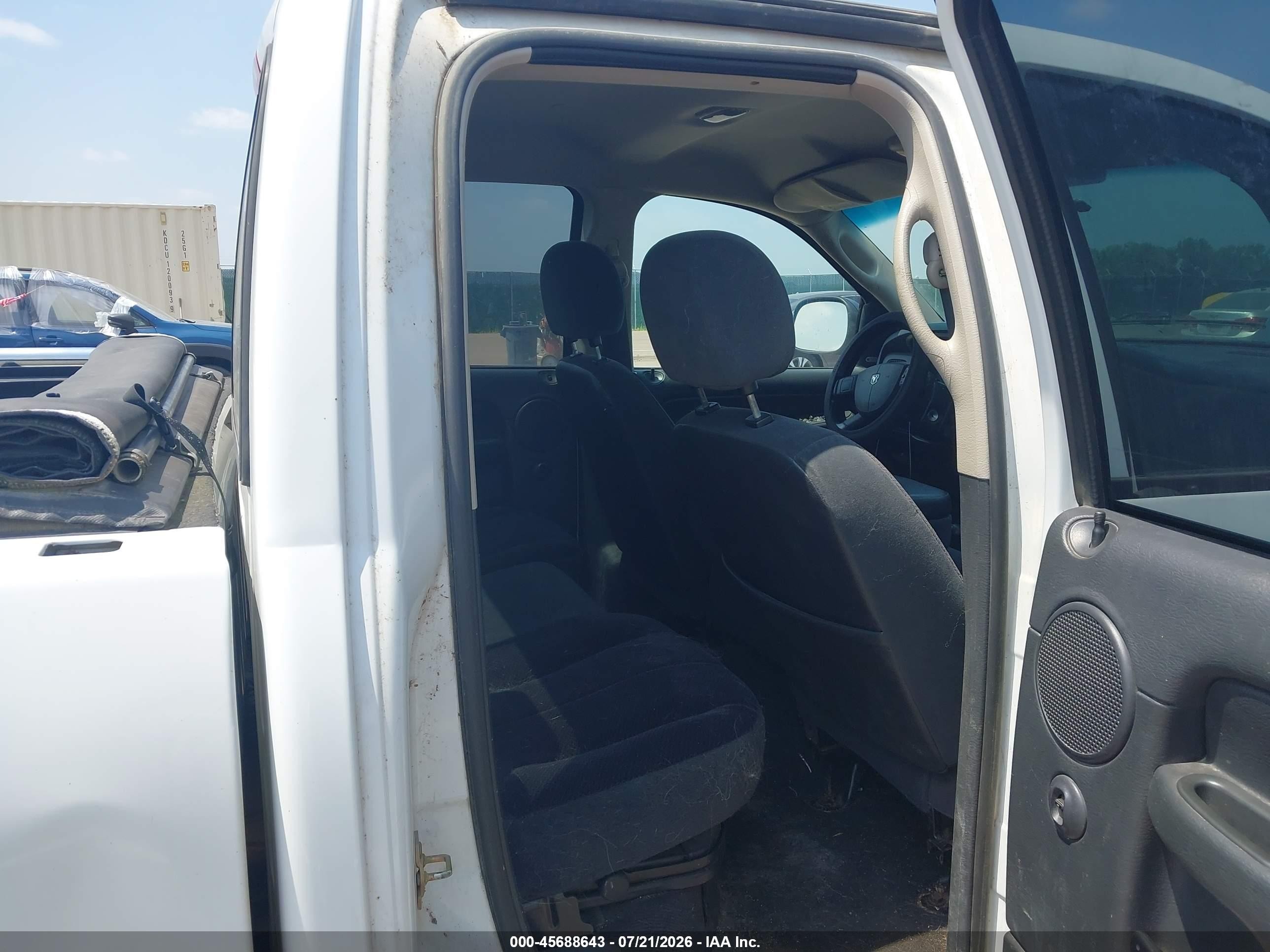 2004 Dodge Ram 1500 Slt/laramie White vin: 1D7HU18D04S539769