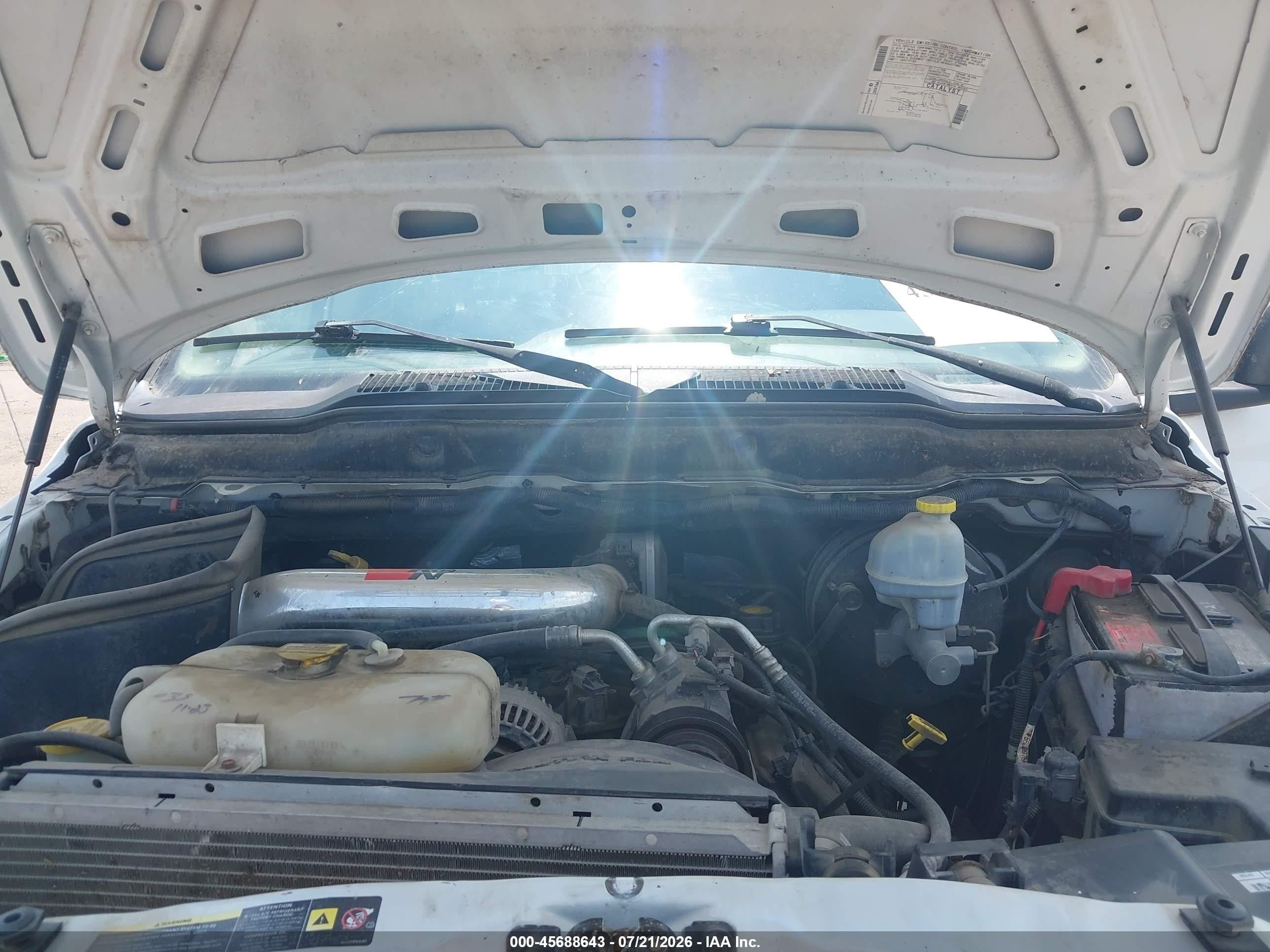 2004 Dodge Ram 1500 Slt/laramie White vin: 1D7HU18D04S539769