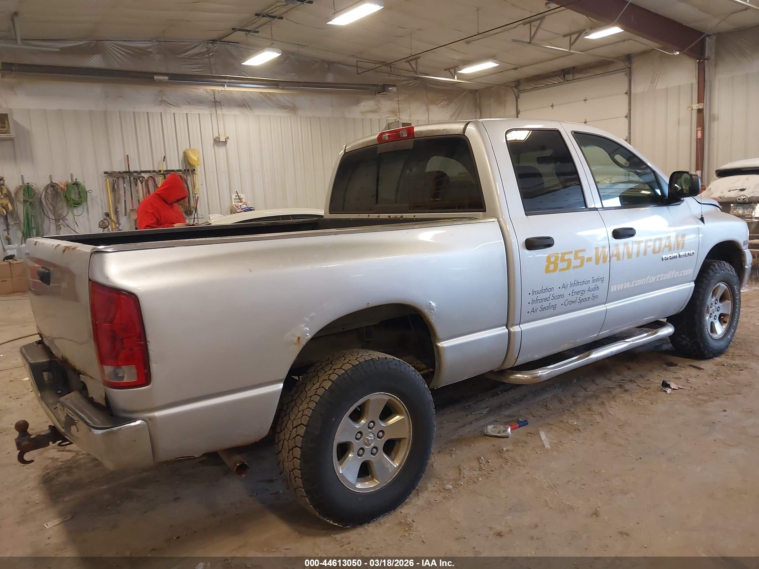 2004 Dodge Ram 1500 Slt/laramie Silver vin: 1D7HU18D04S668739