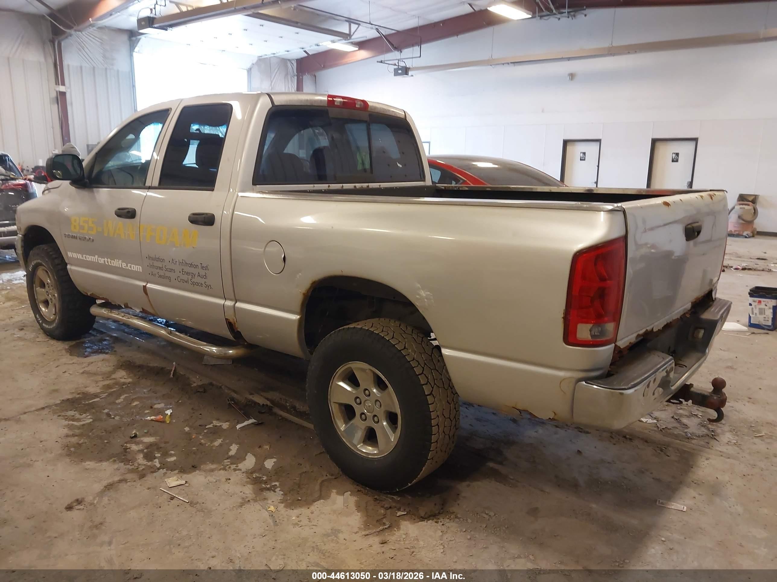 2004 Dodge Ram 1500 Slt/laramie Silver vin: 1D7HU18D04S668739