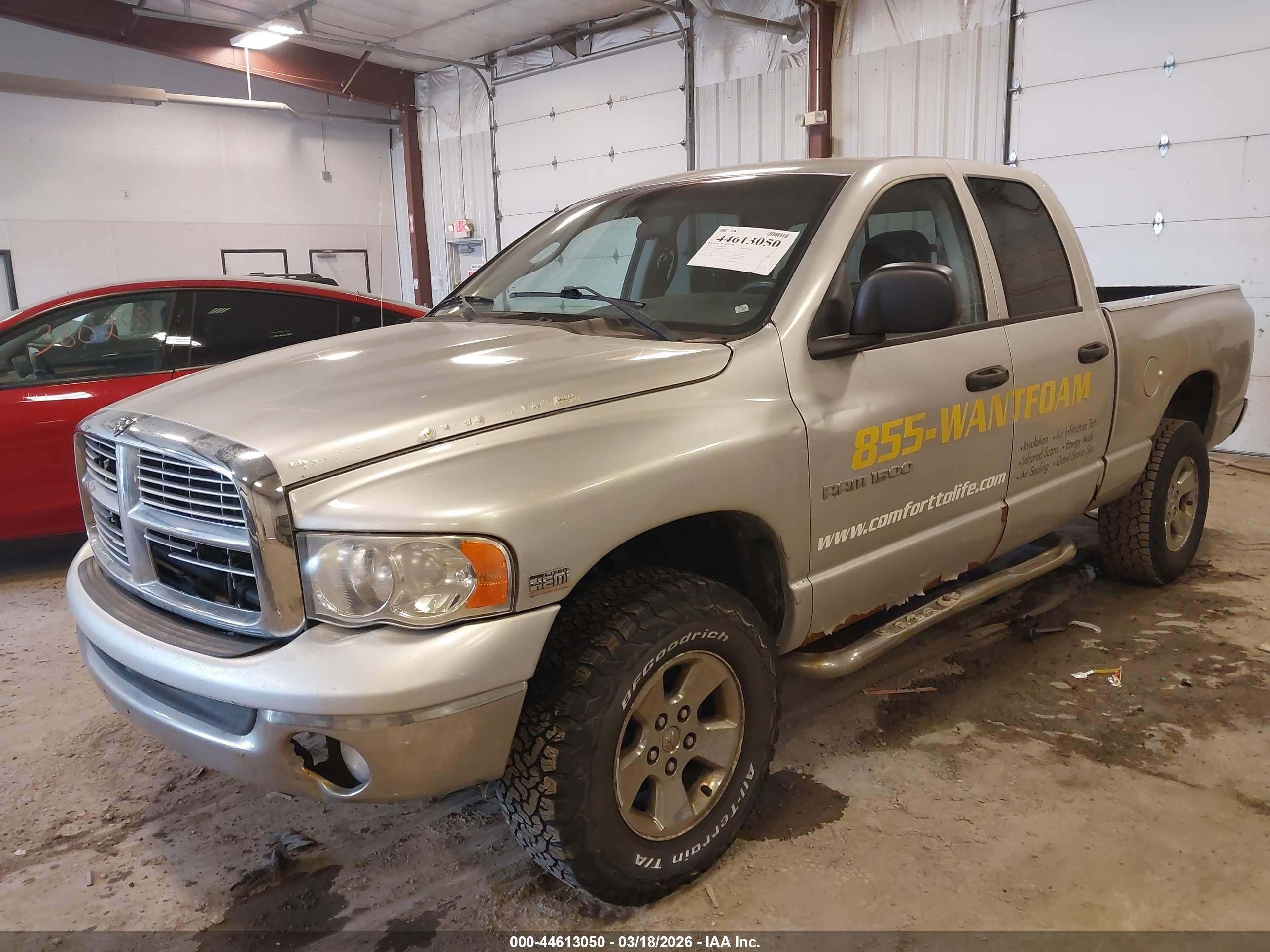 2004 Dodge Ram 1500 Slt/laramie Silver vin: 1D7HU18D04S668739