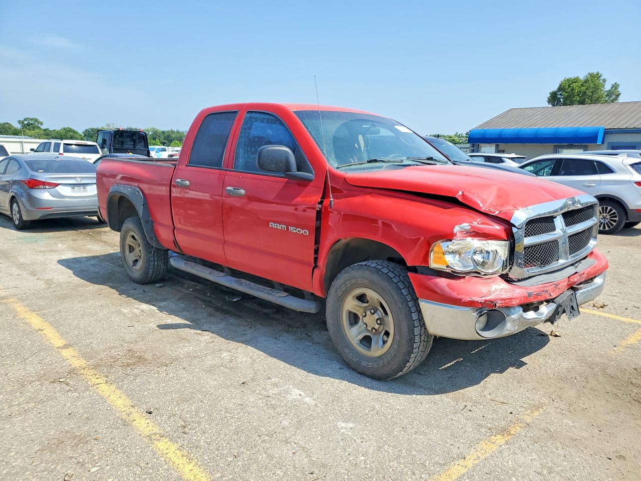 2005 Dodge Ram 1500 St Red vin: 1D7HU18D05J505046