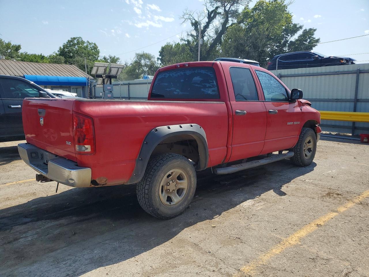 2005 Dodge Ram 1500 St Red vin: 1D7HU18D05J505046