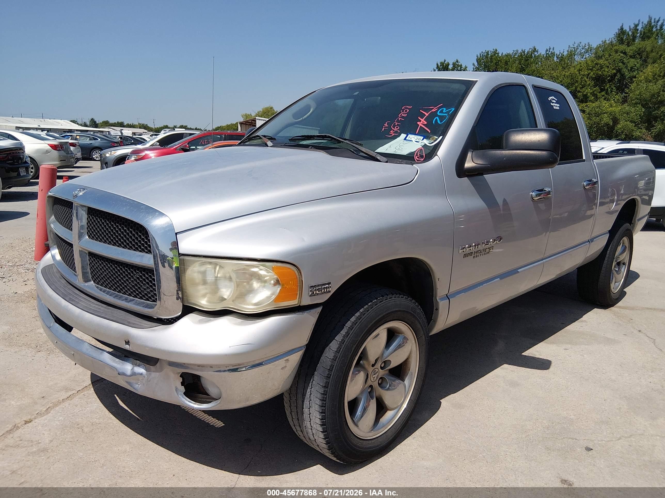 2005 Dodge Ram 1500 Slt/laramie White vin: 1D7HU18D05S170980