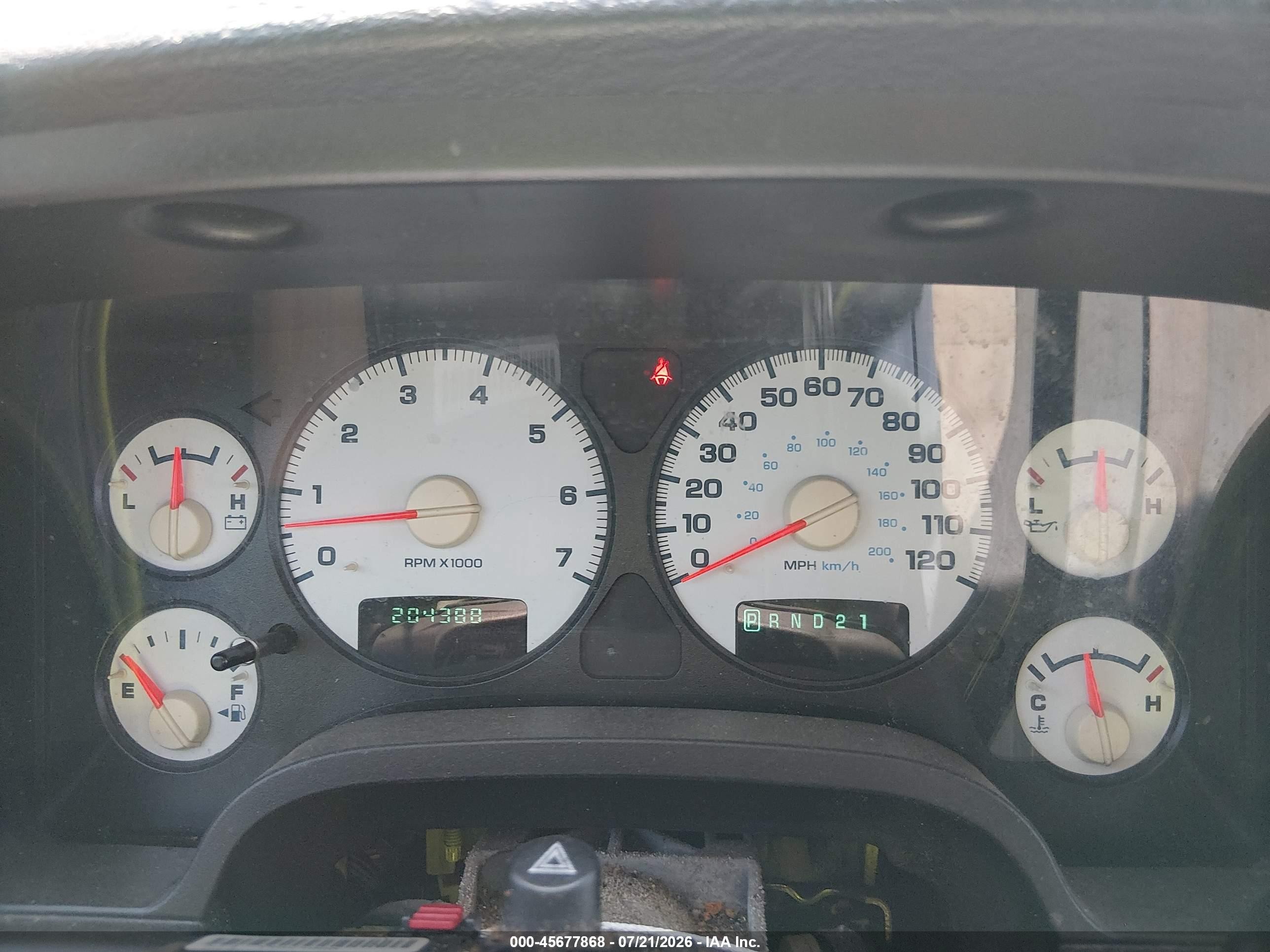 2005 Dodge Ram 1500 Slt/laramie White vin: 1D7HU18D05S170980