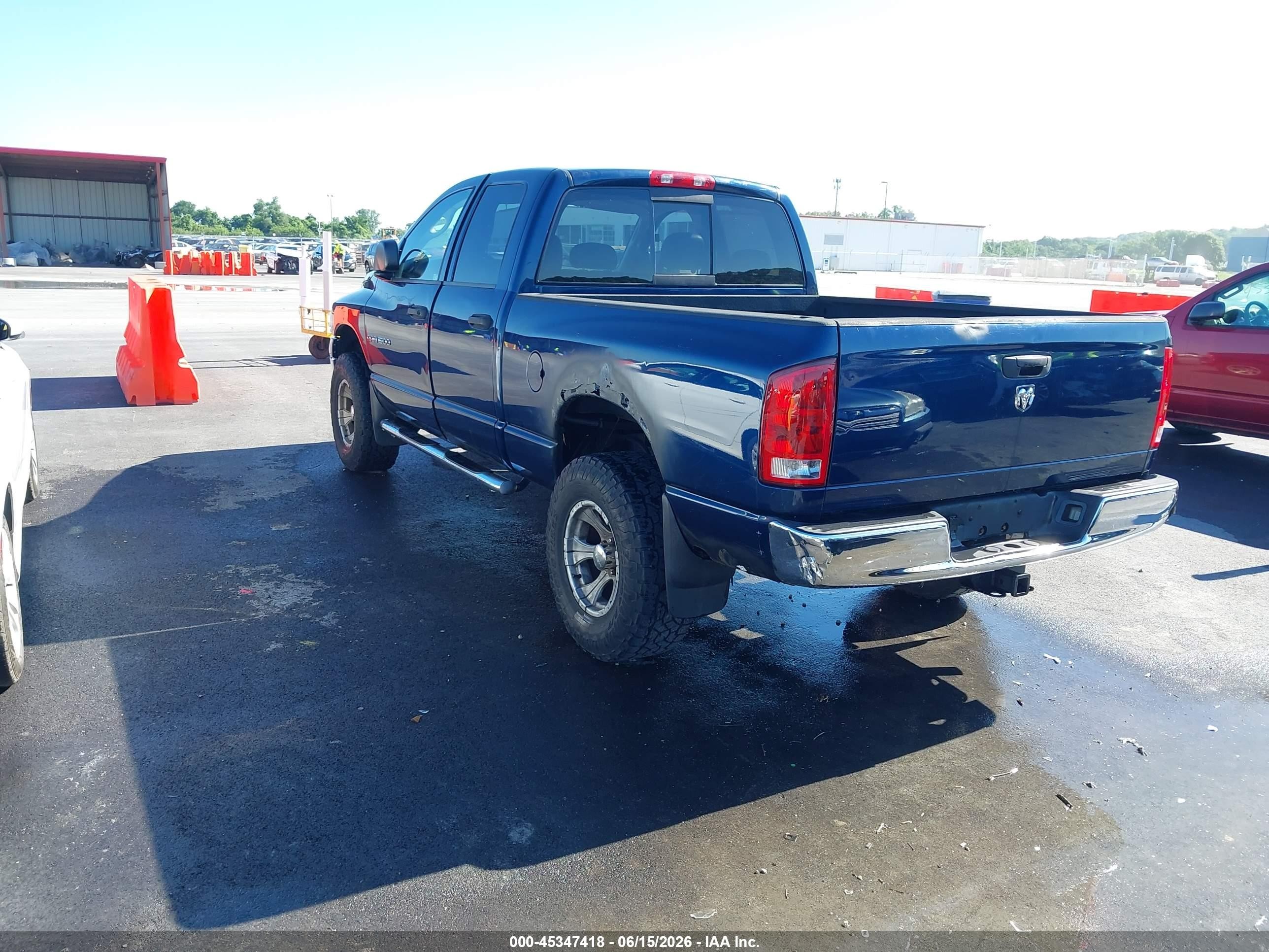 2005 Dodge Ram 1500 Slt/laramie Blue vin: 1D7HU18D05S341209