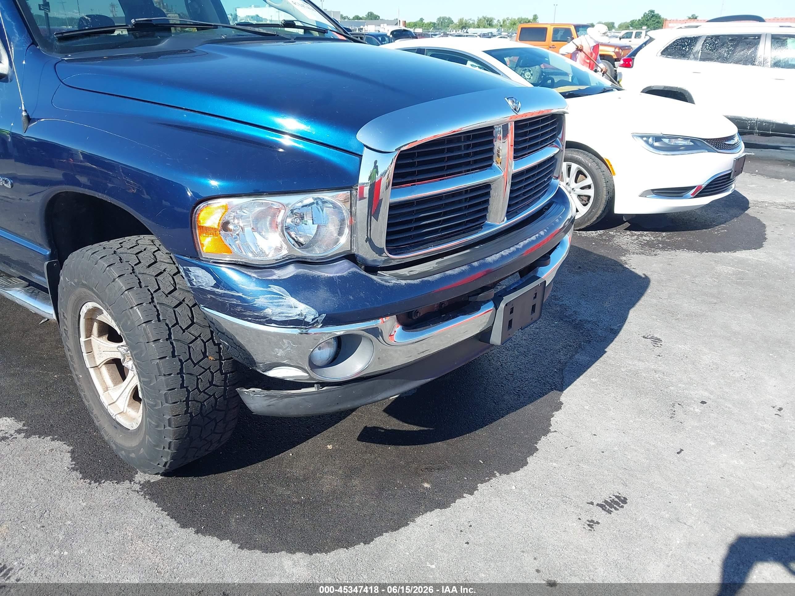 2005 Dodge Ram 1500 Slt/laramie Blue vin: 1D7HU18D05S341209
