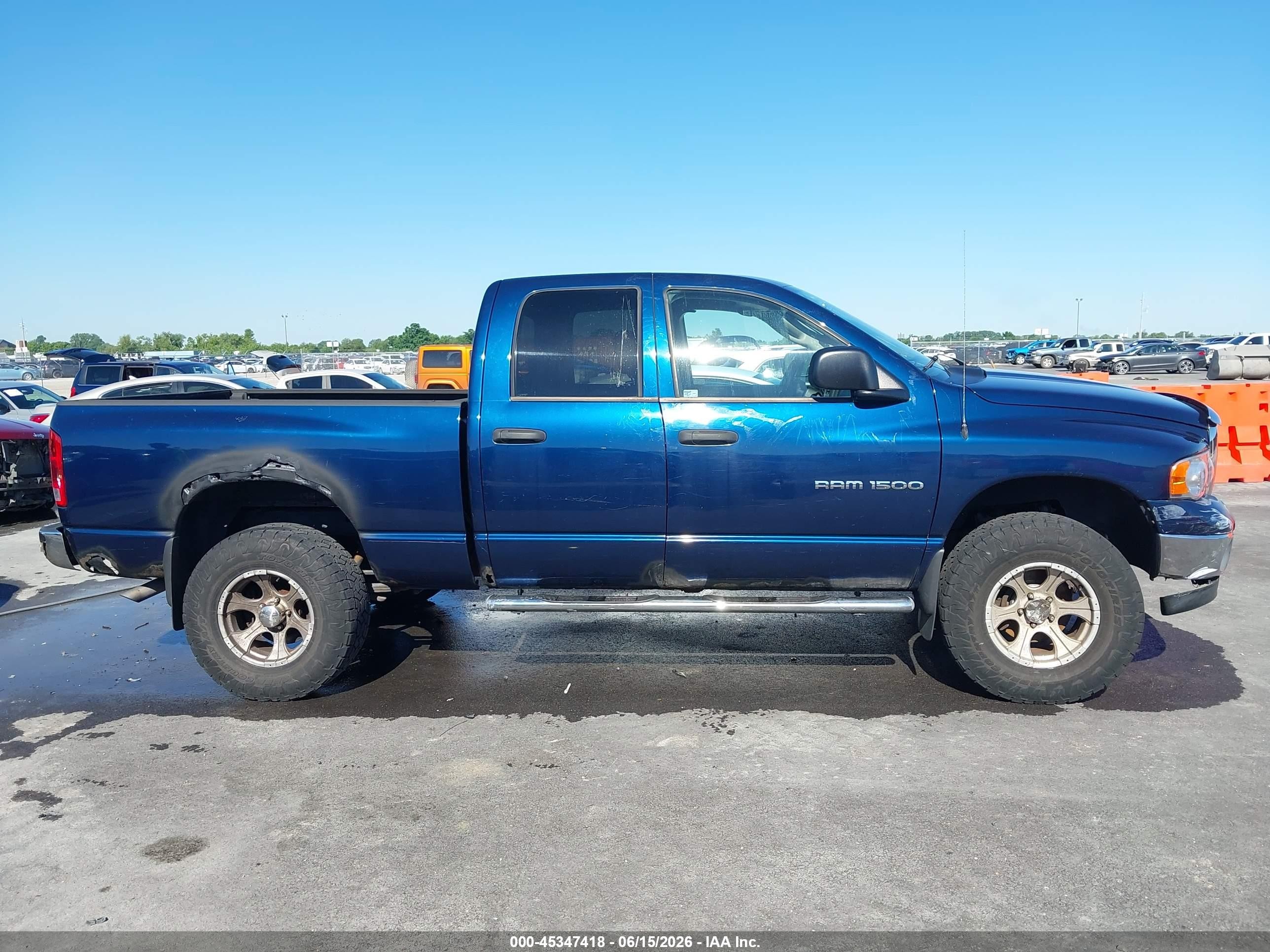 2005 Dodge Ram 1500 Slt/laramie Blue vin: 1D7HU18D05S341209