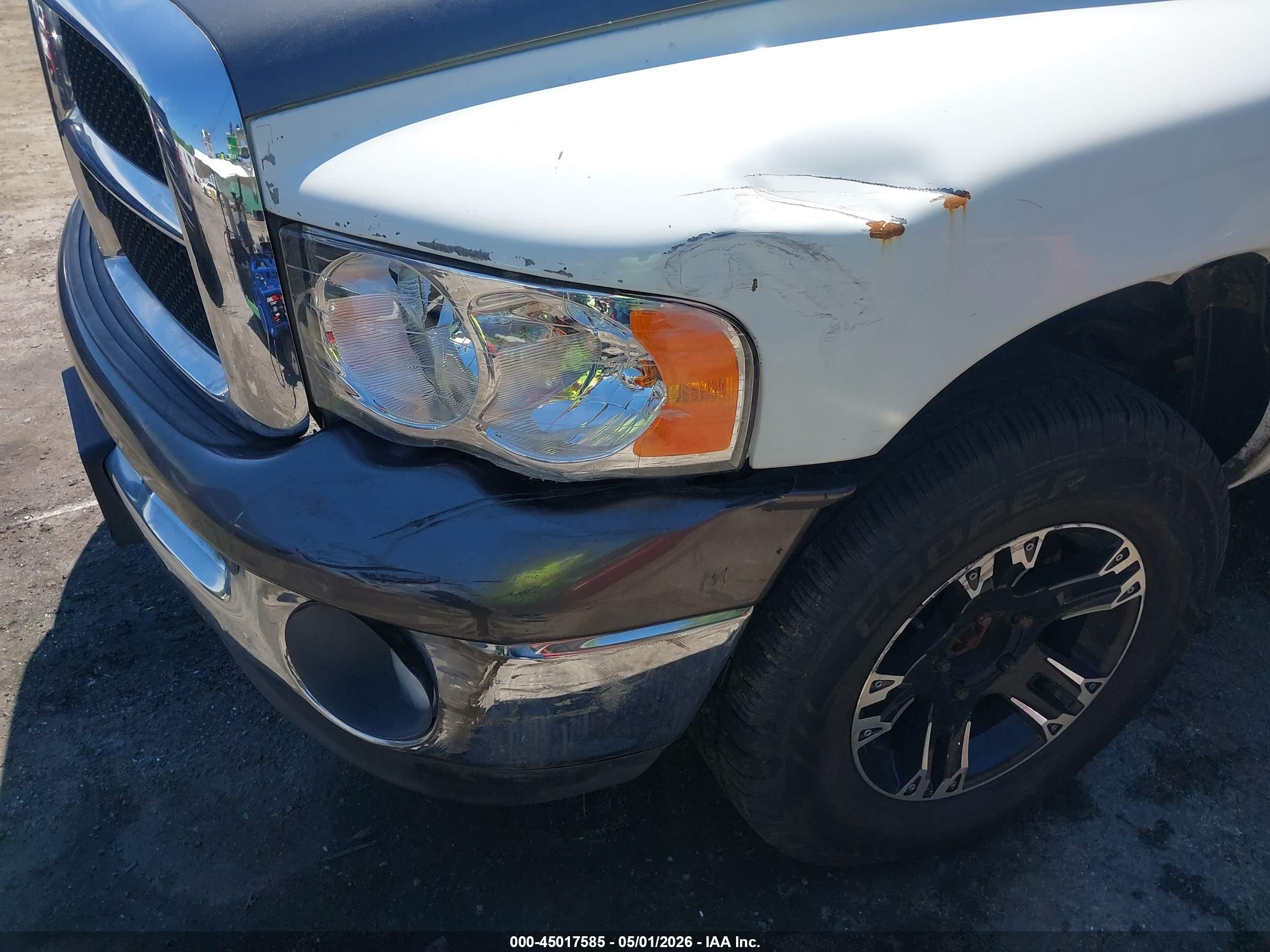2004 Dodge Ram 1500 Slt/laramie Gray vin: 1D7HU18D14J125972