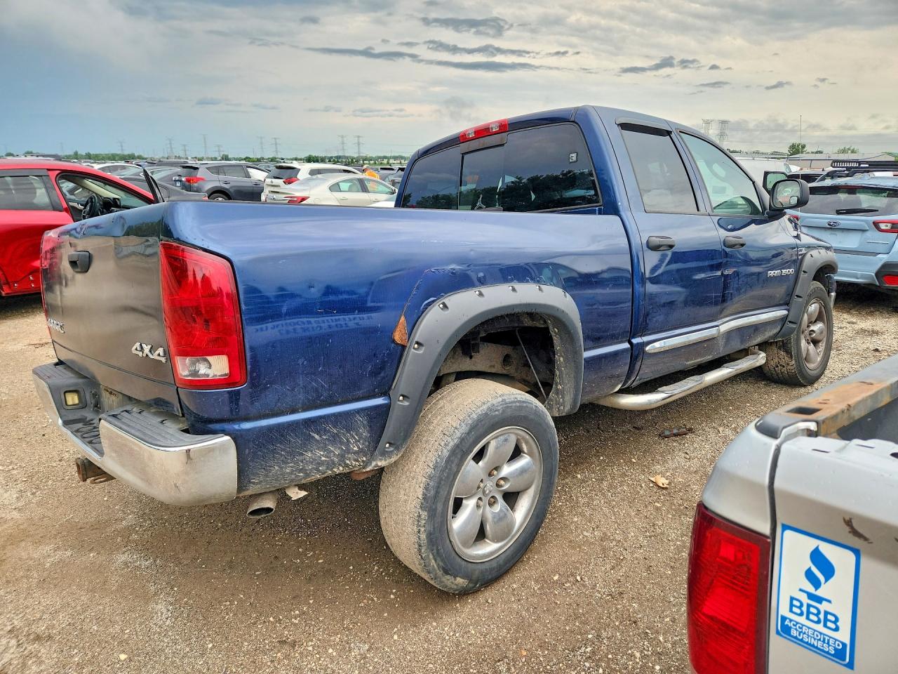 2004 Dodge Ram 1500 St Blue vin: 1D7HU18D14J219088