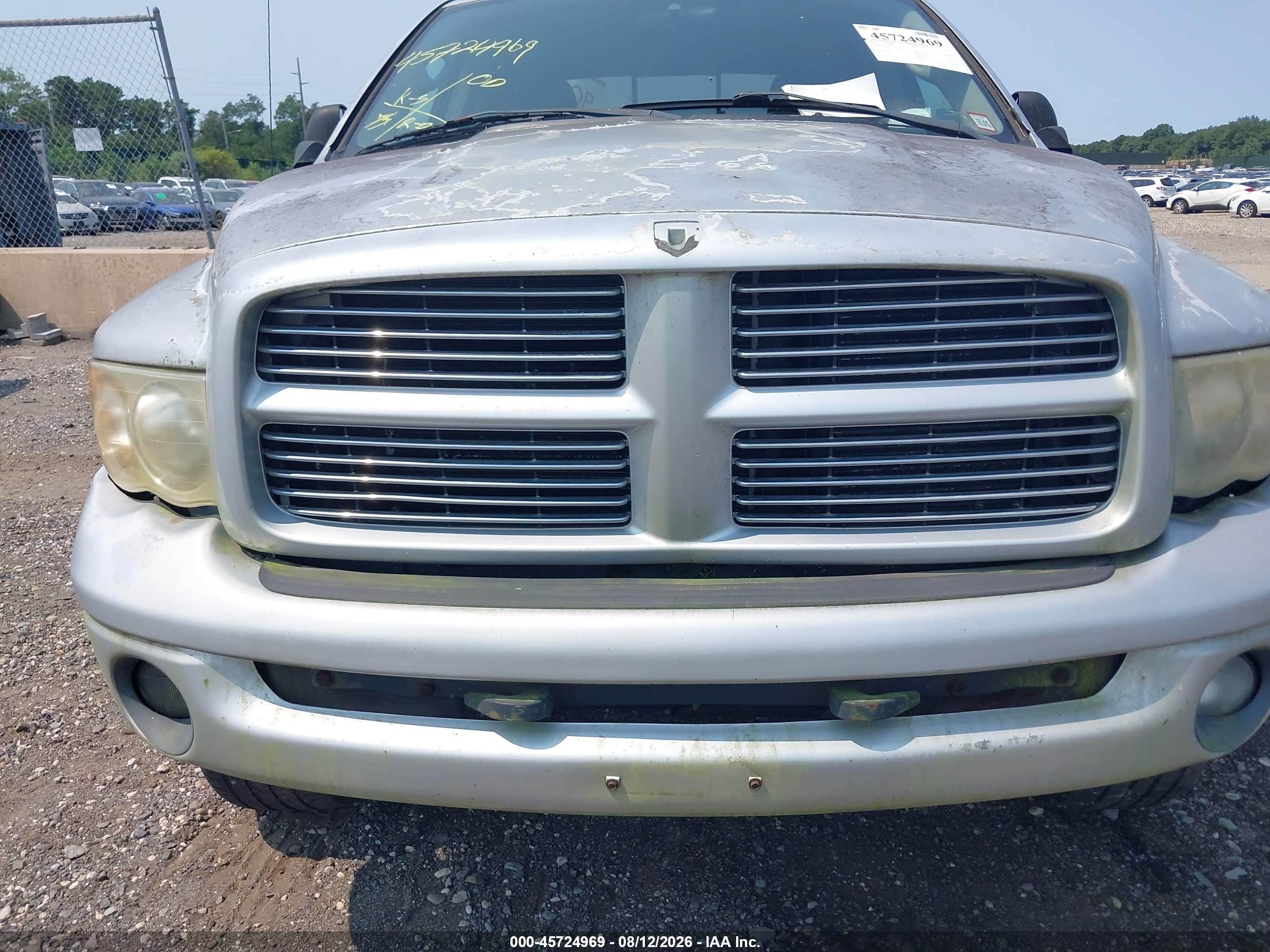 2004 Dodge Ram 1500 Slt/laramie Серебряный vin: 1D7HU18D14S625690