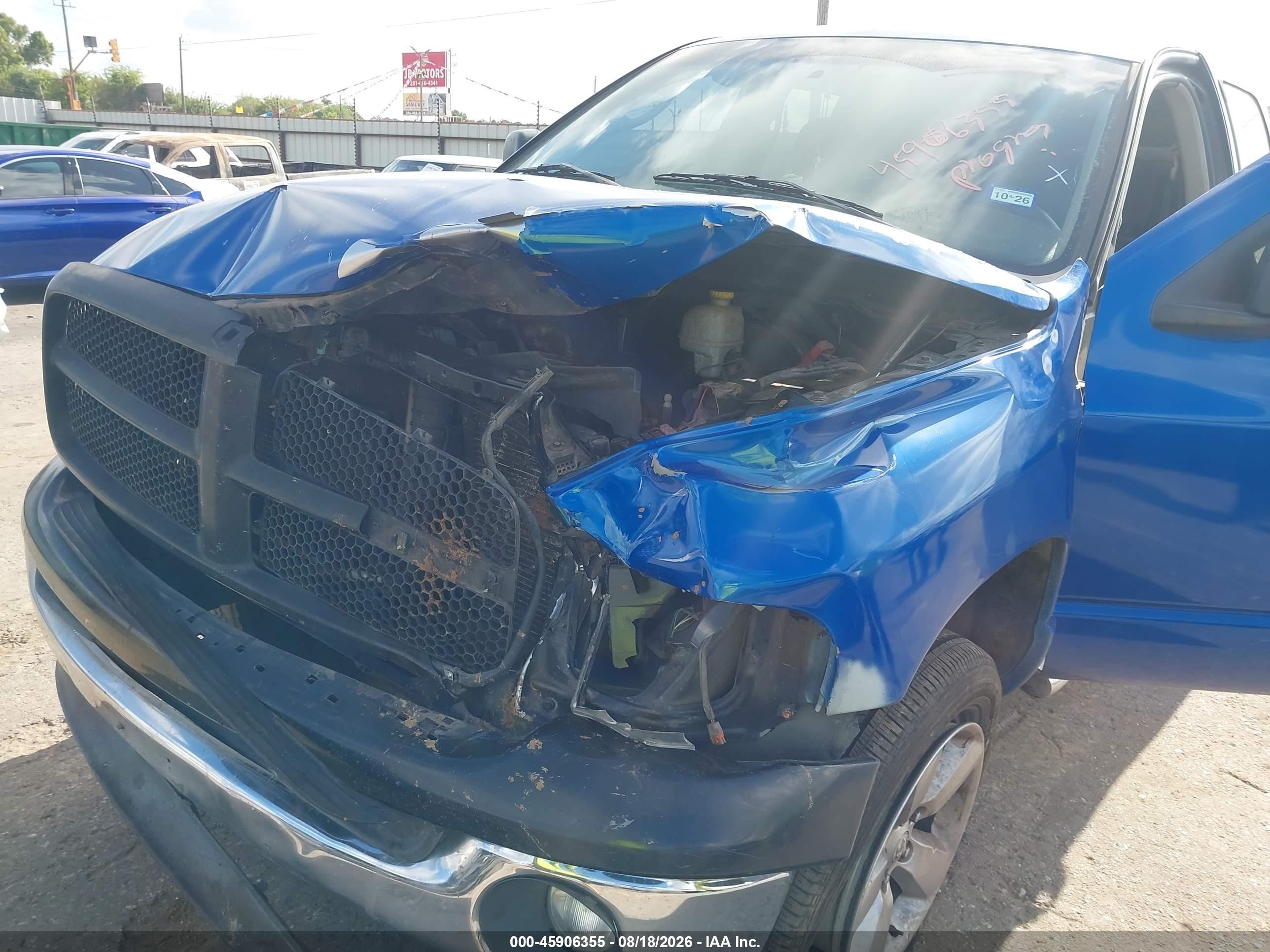 2005 Dodge Ram 1500 Slt/laramie Blue vin: 1D7HU18D15S221886