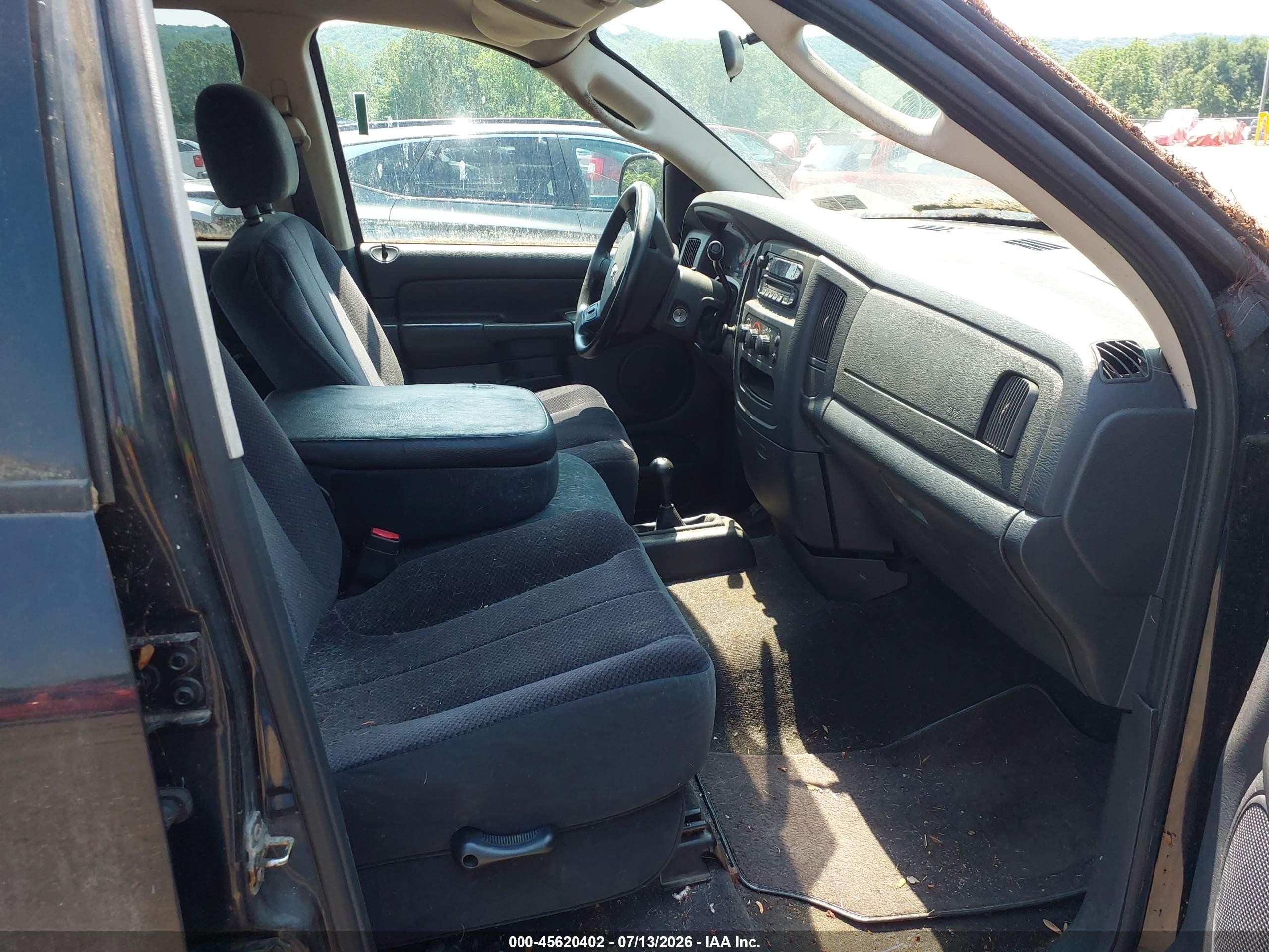 2005 Dodge Ram 1500 Slt/laramie Black vin: 1D7HU18D15S294997