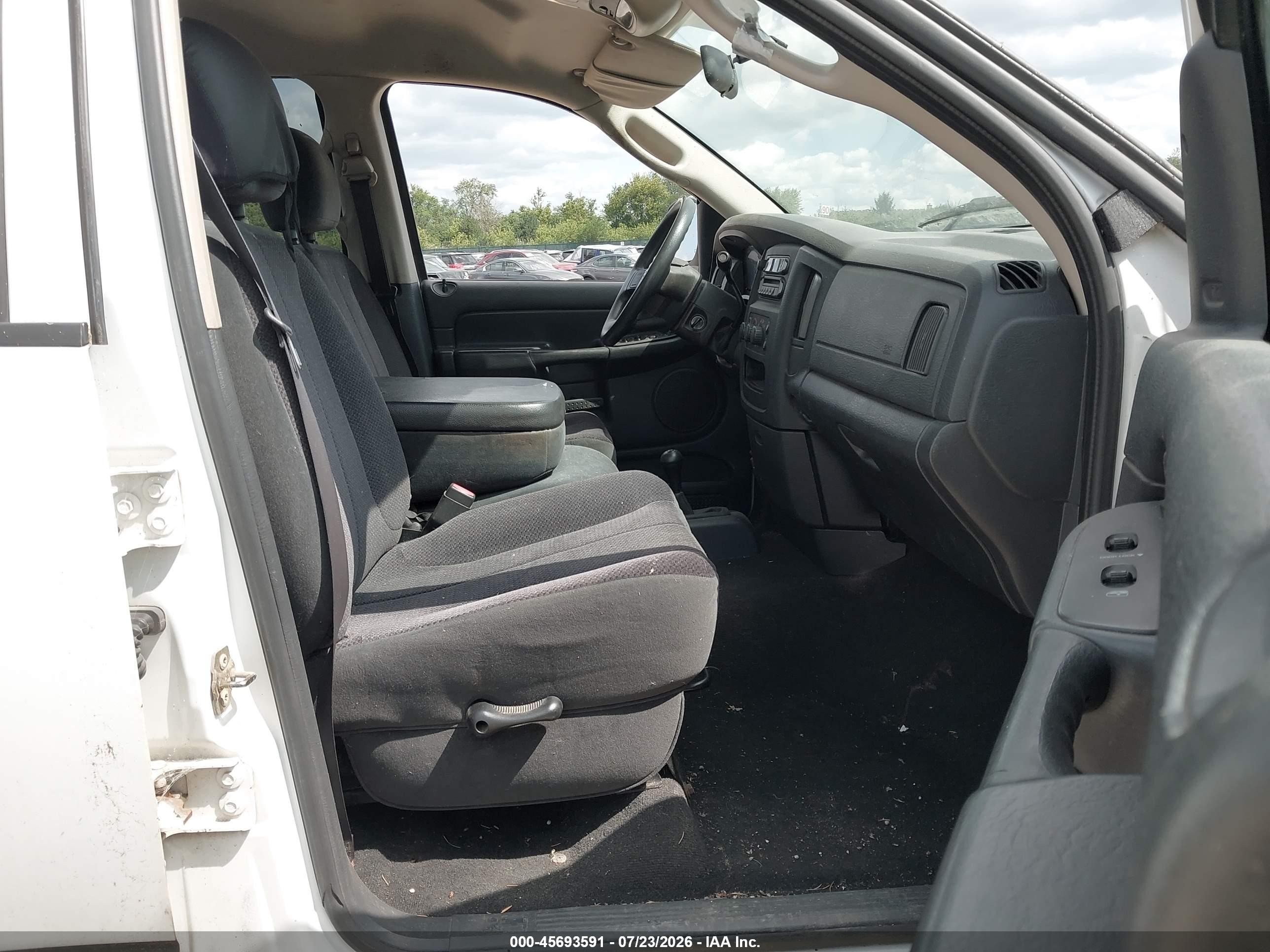 2005 Dodge Ram 1500 Slt/laramie White vin: 1D7HU18D15S313659