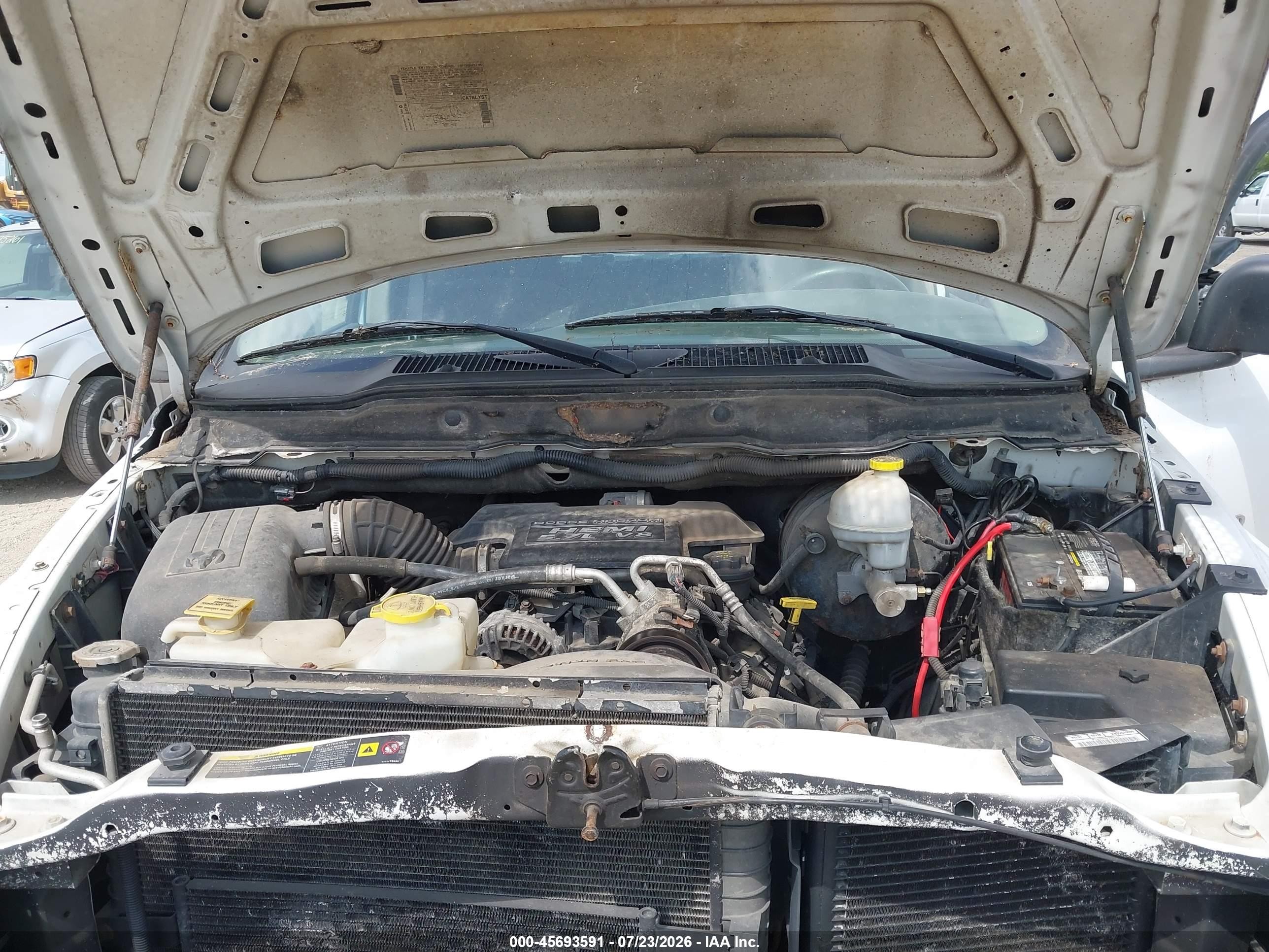 2005 Dodge Ram 1500 Slt/laramie White vin: 1D7HU18D15S313659