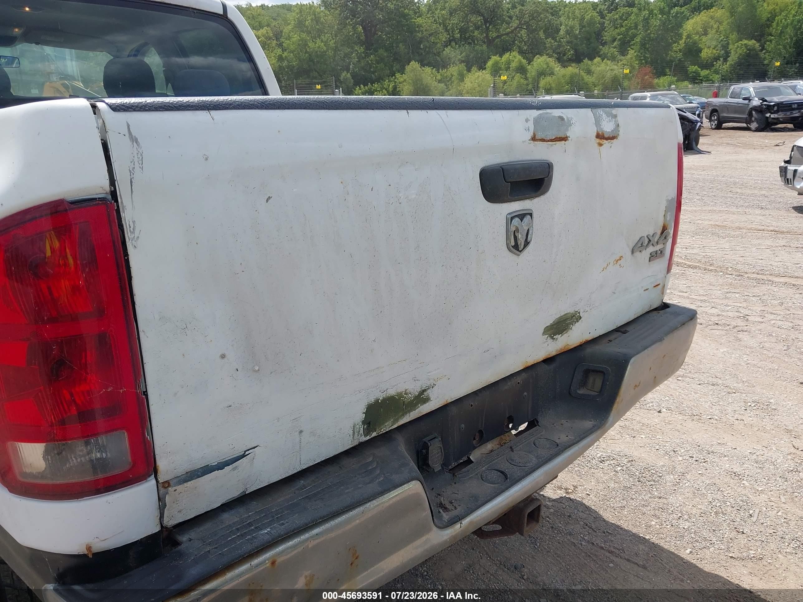 2005 Dodge Ram 1500 Slt/laramie White vin: 1D7HU18D15S313659