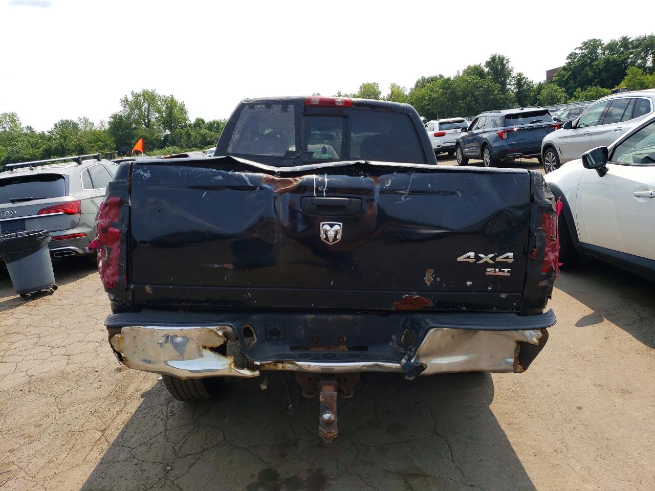 2005 Dodge Ram 1500 St Black vin: 1D7HU18D15S362716