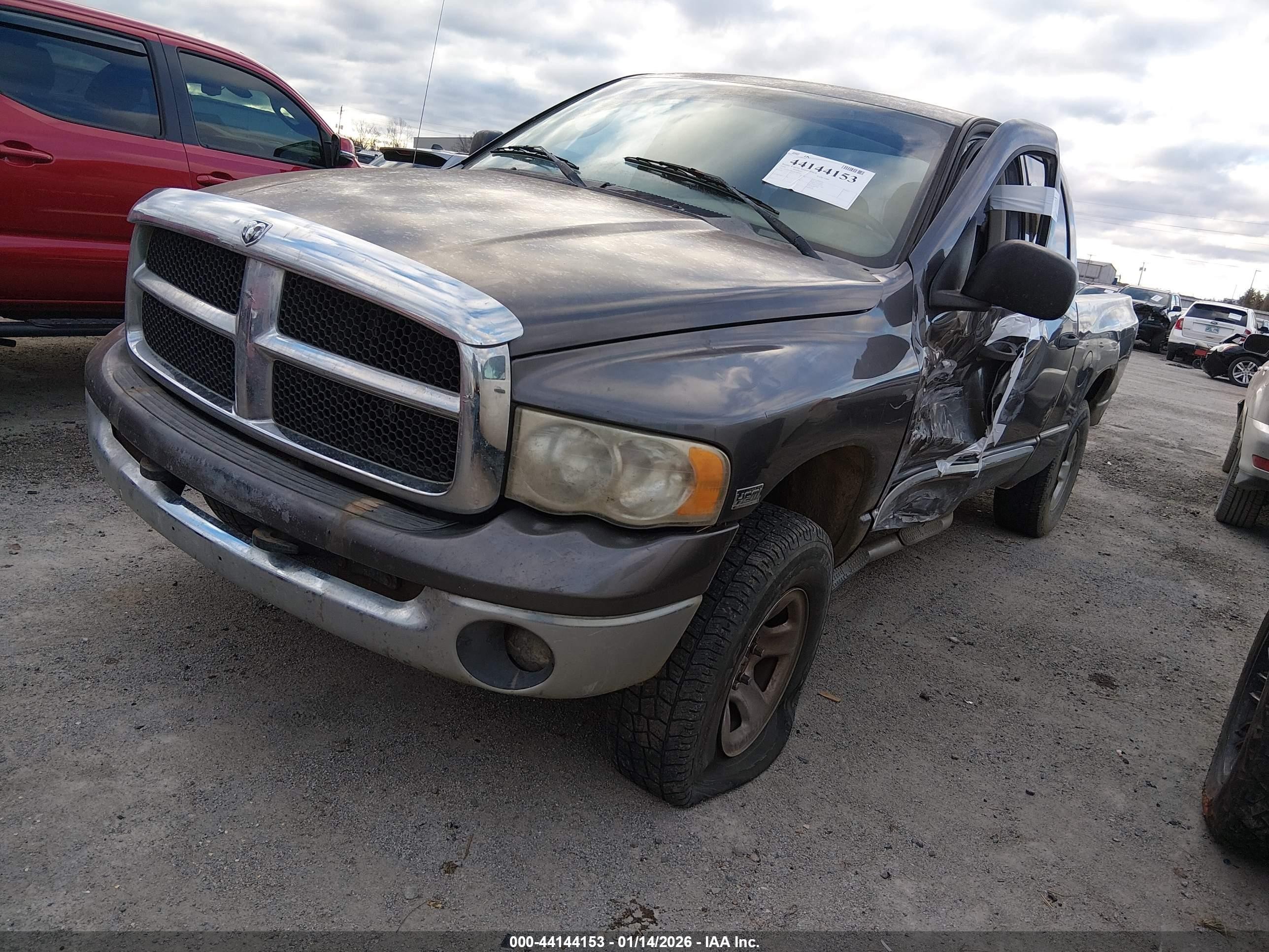 2004 Dodge Ram 1500 Slt/laramie Gray vin: 1D7HU18D24J280563